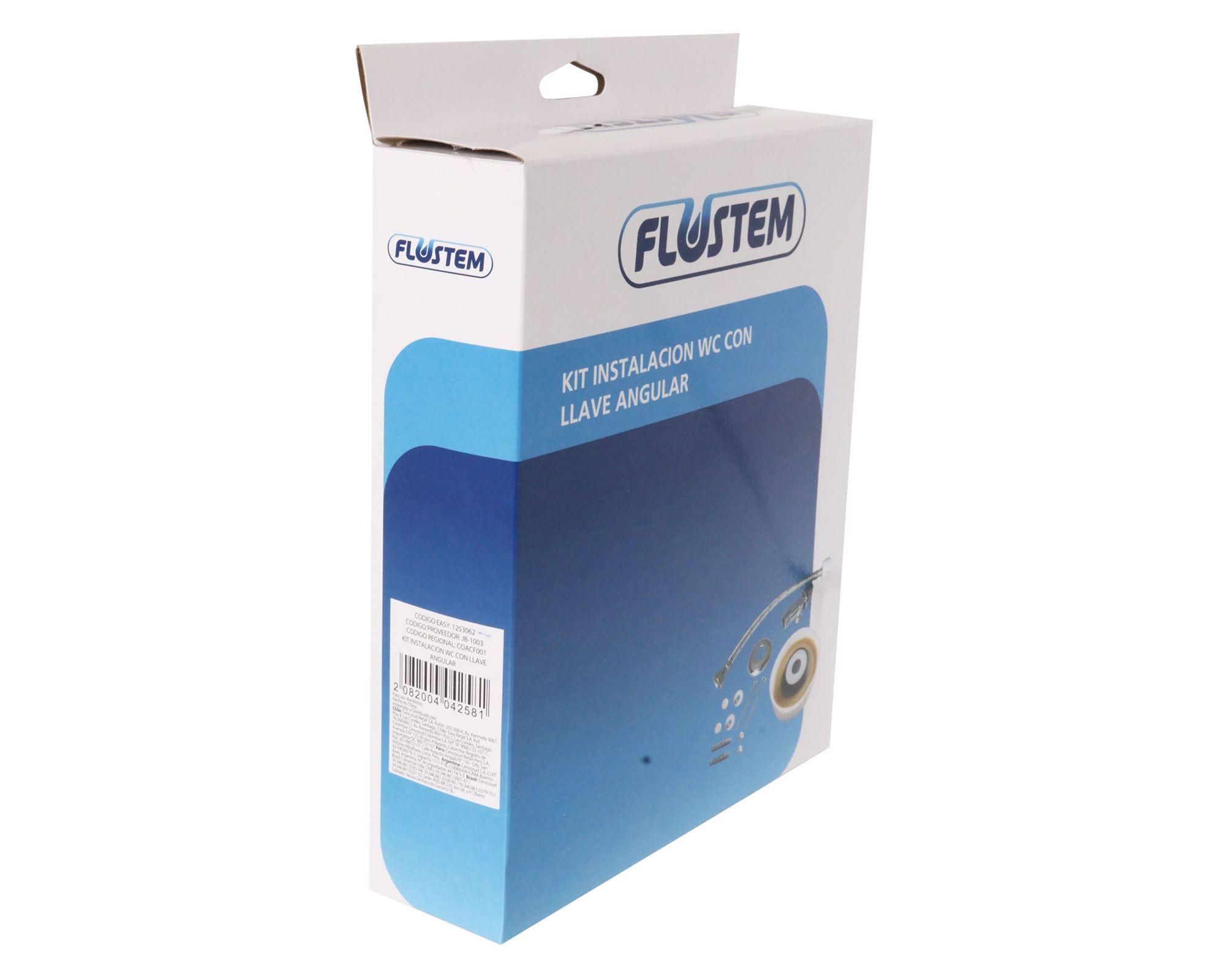 Kit instalación WC con llave angular Flustem-9