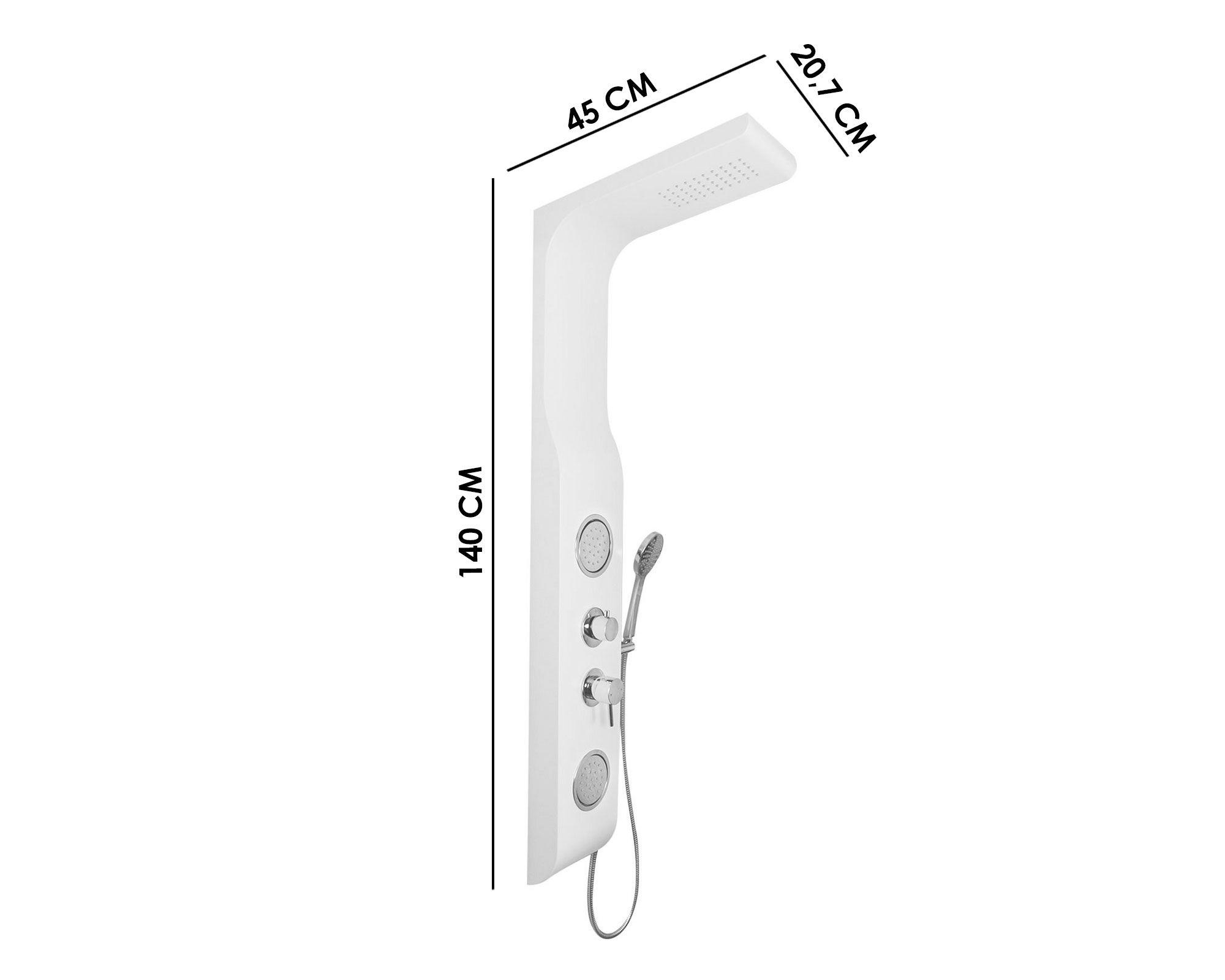 Columna ducha 140 cm 2 jets Vessanti-6