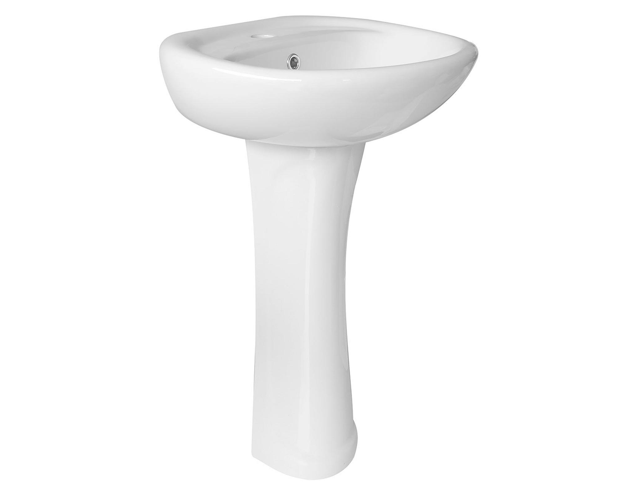 Lavamanos pedestal Agne blanco Vessanti-0