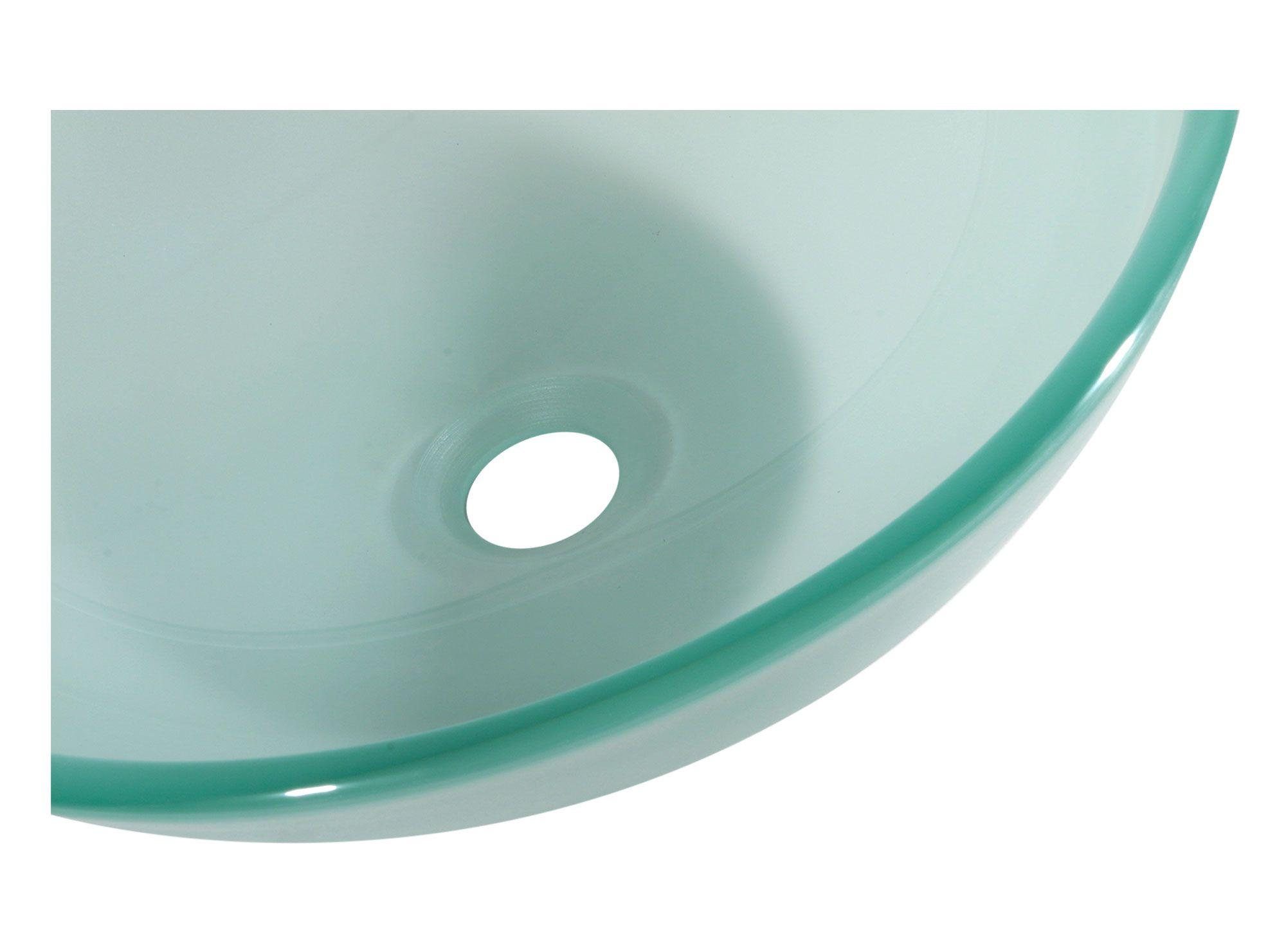Lavamanos sobreponer 42 cm vidrio Vessanti-2