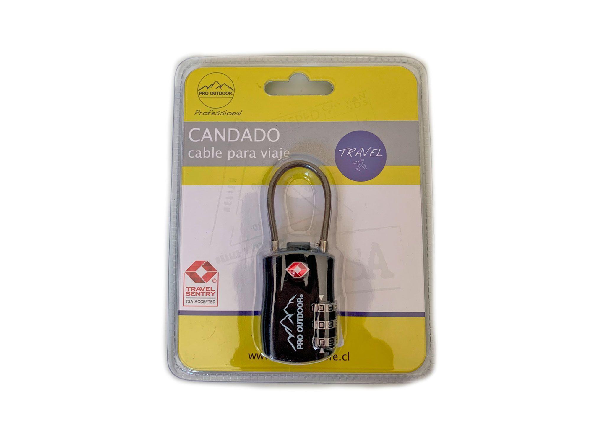 Candado cable viajes Pro Outdoor-3