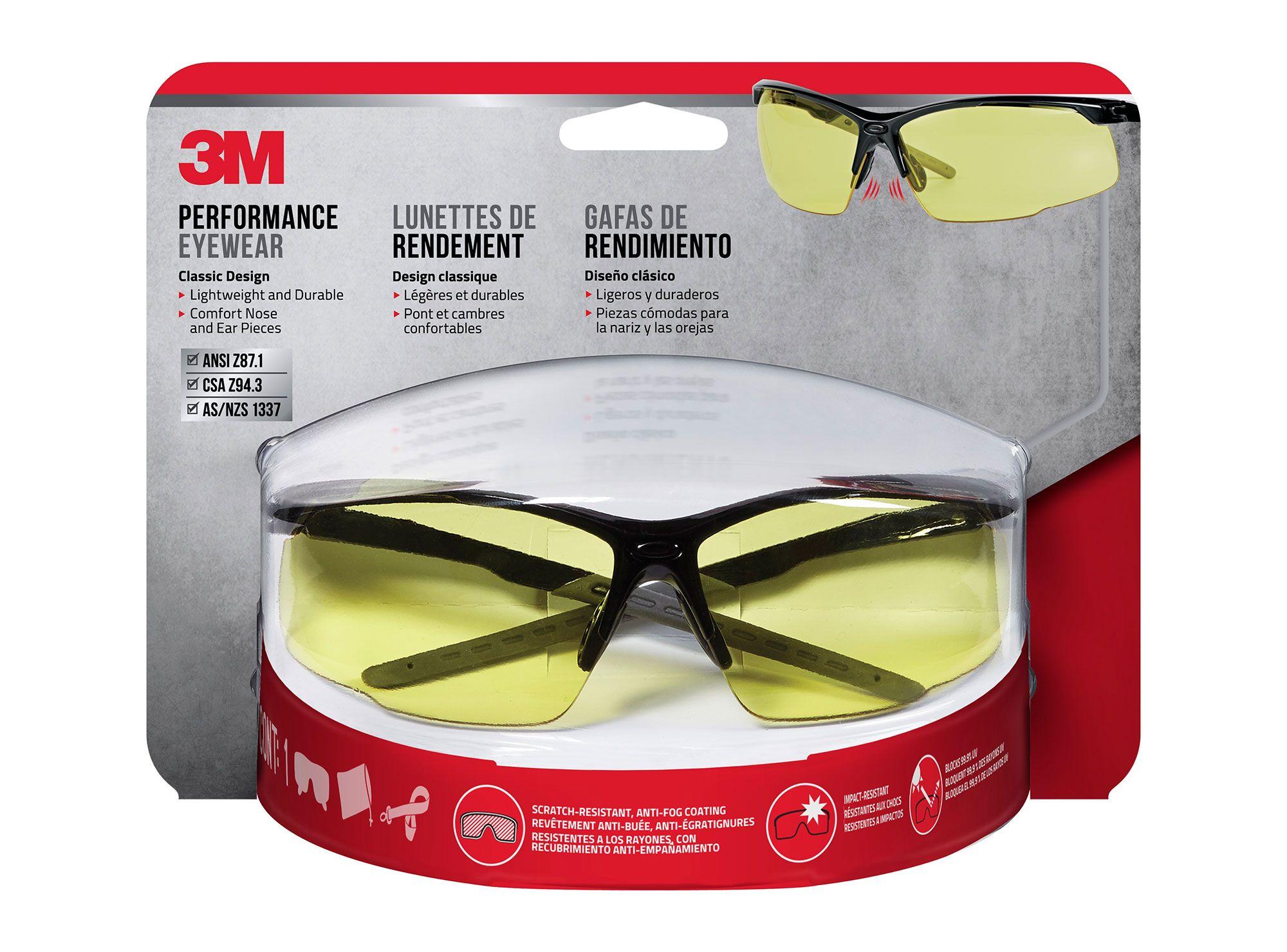 Lente antiraya 47072 amarillo 3M-1