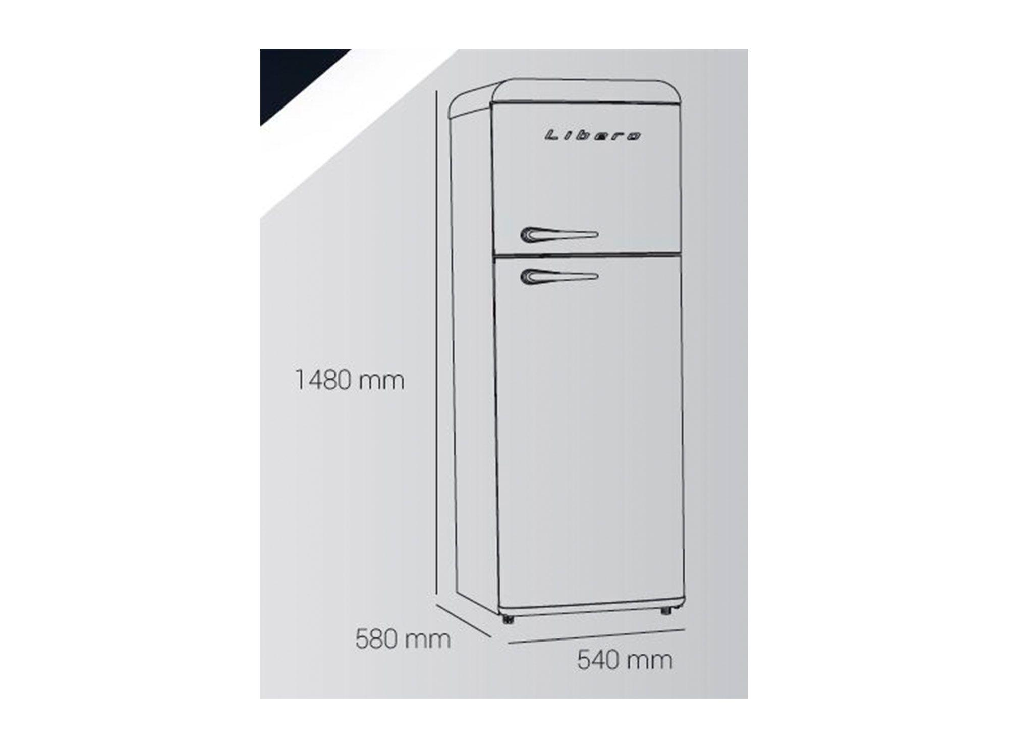 Refrigerador frío directo 203 litros LRT-210DFNR negro Libero-13