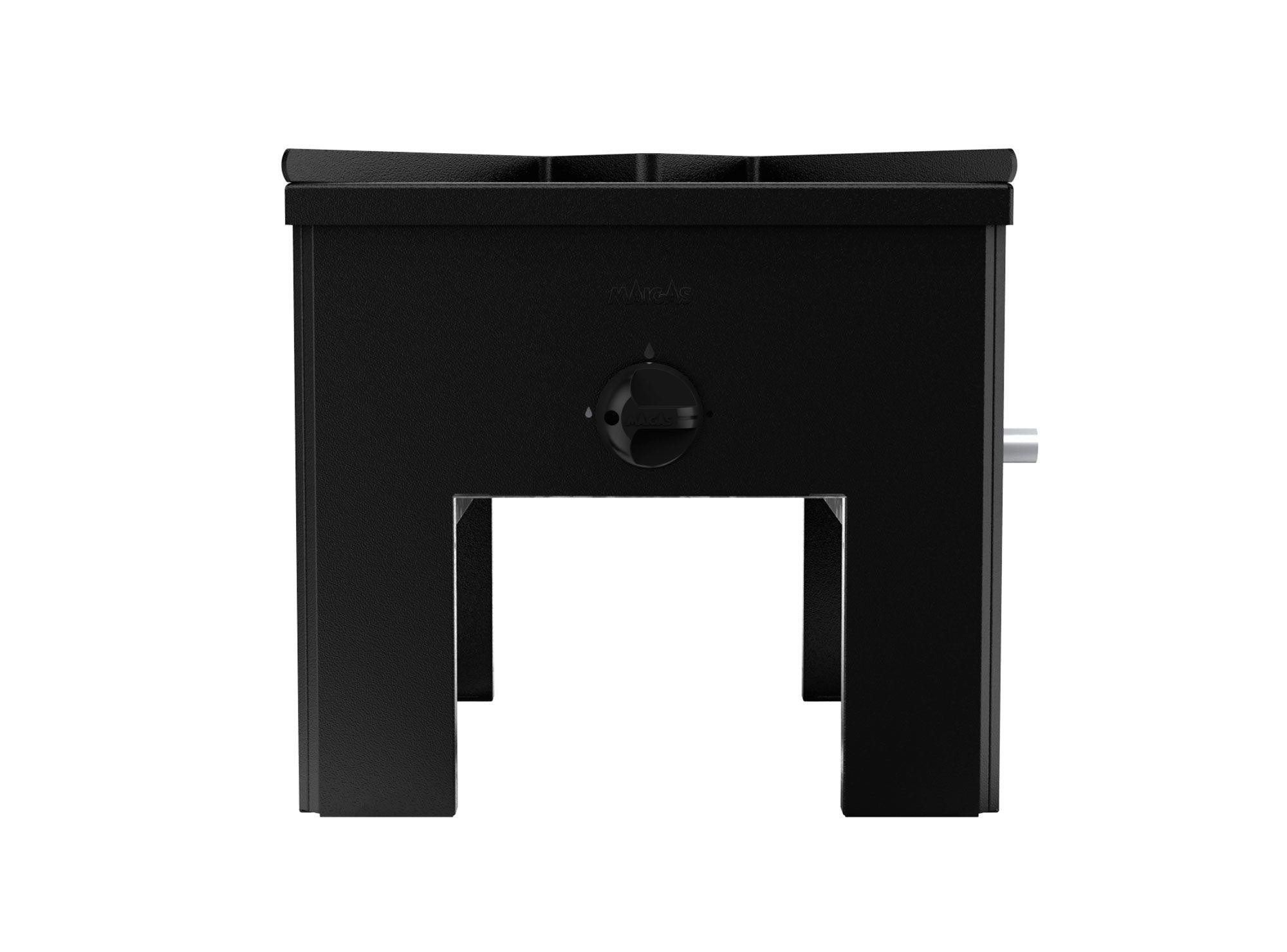 Anafe bajo 1 quemador 6EA182 negro Maigas-2