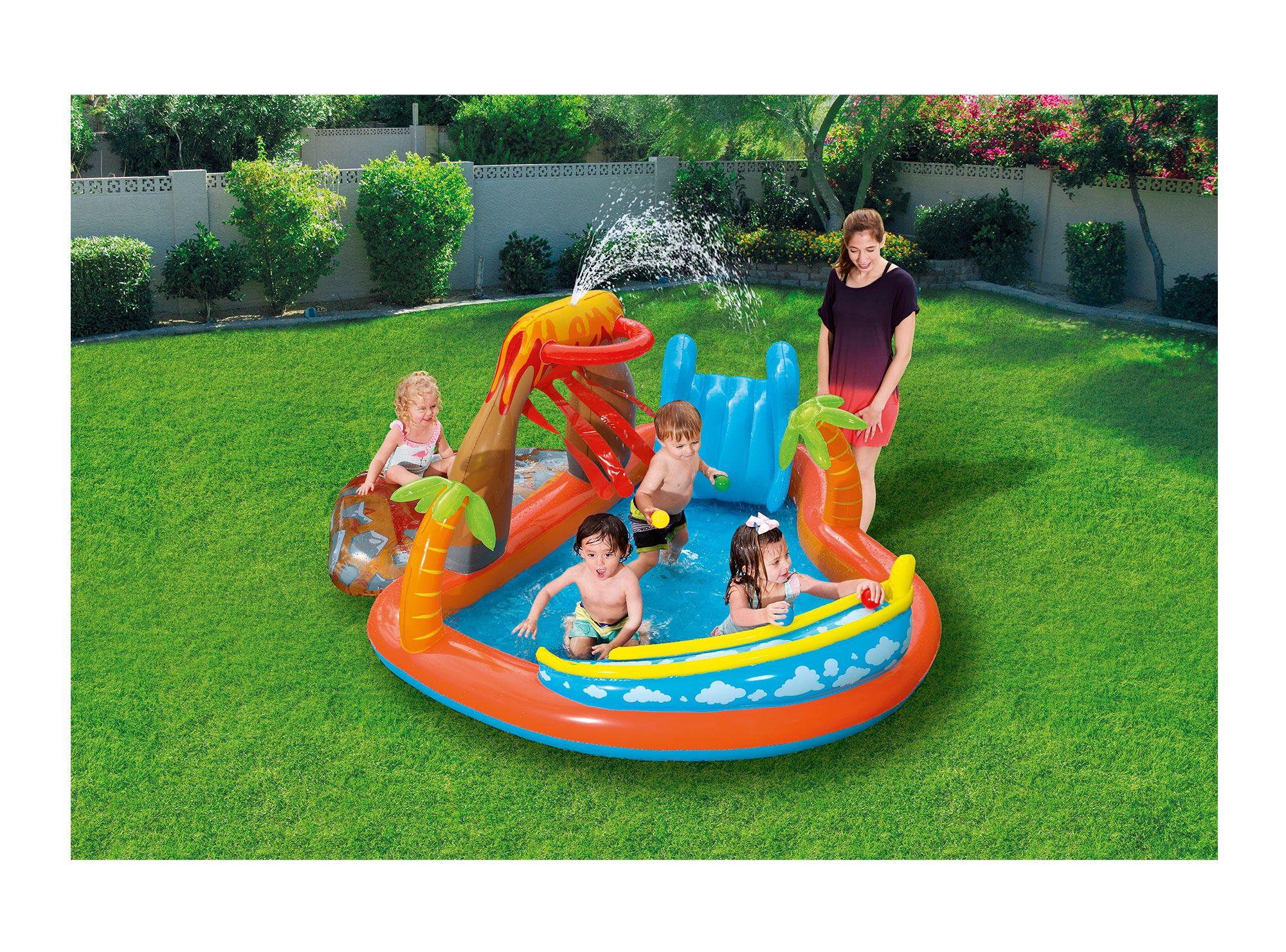 Juego inflable 2,65x2,65x1,04 m lava lagoon Bestway-5