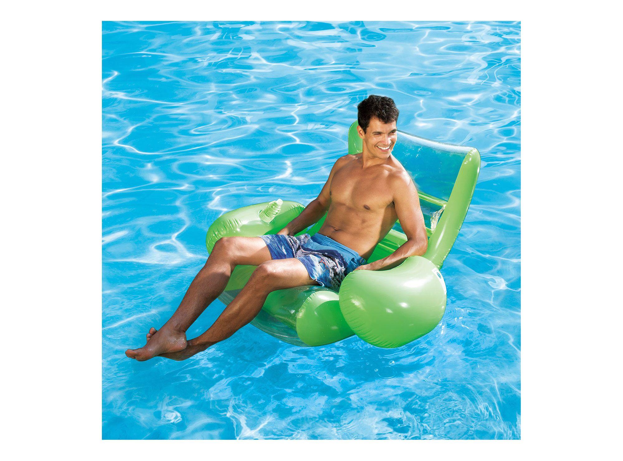 Flotador Rocking lounge verde Summer Waves-4
