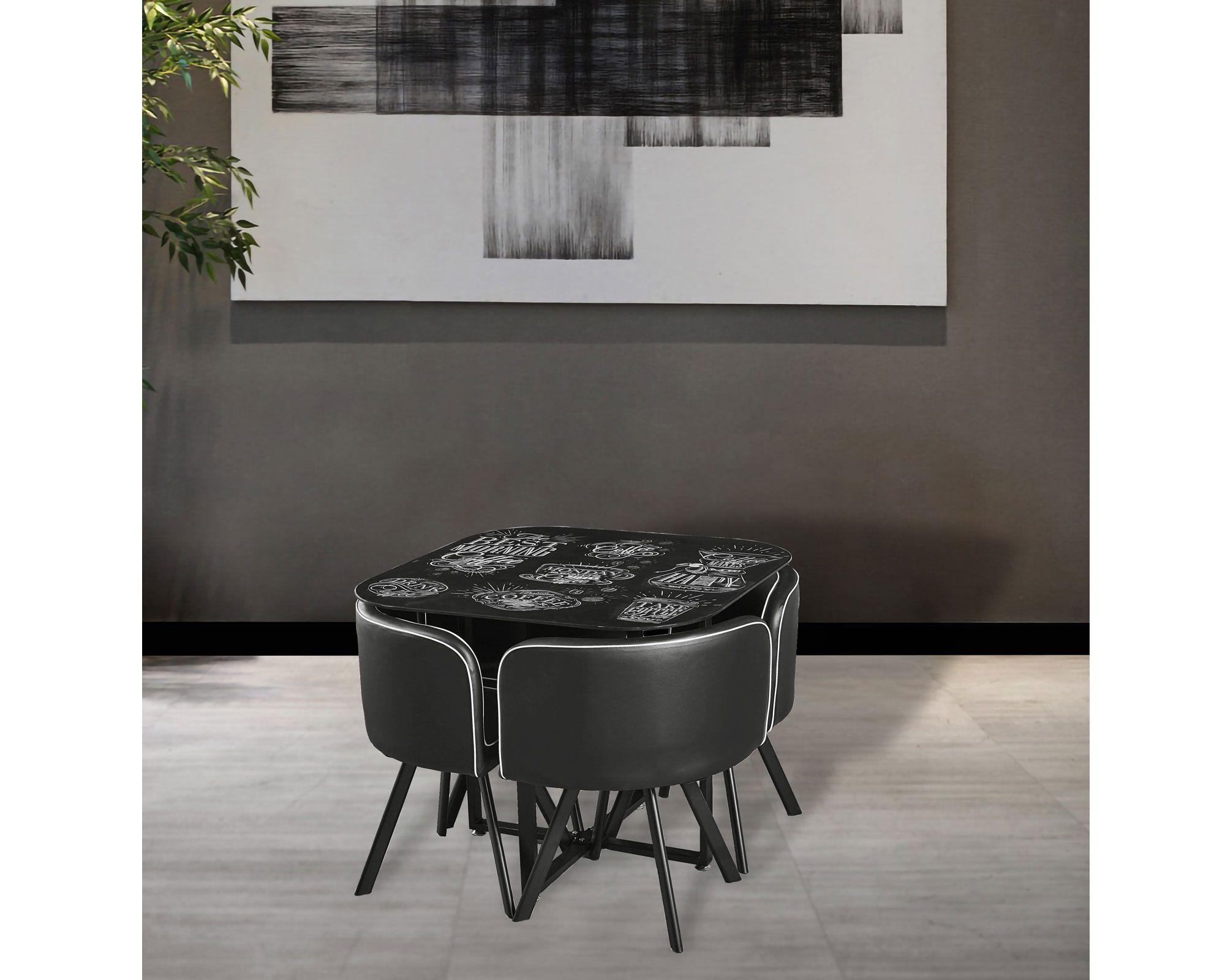 Comedor 4 sillas Coffe 2.0 M+ Design-4