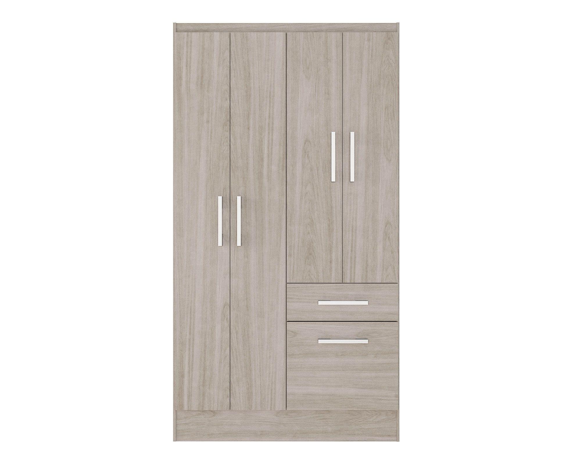 Clóset 4 puertas 1 cajón 1 zapatero crema M+Design-0