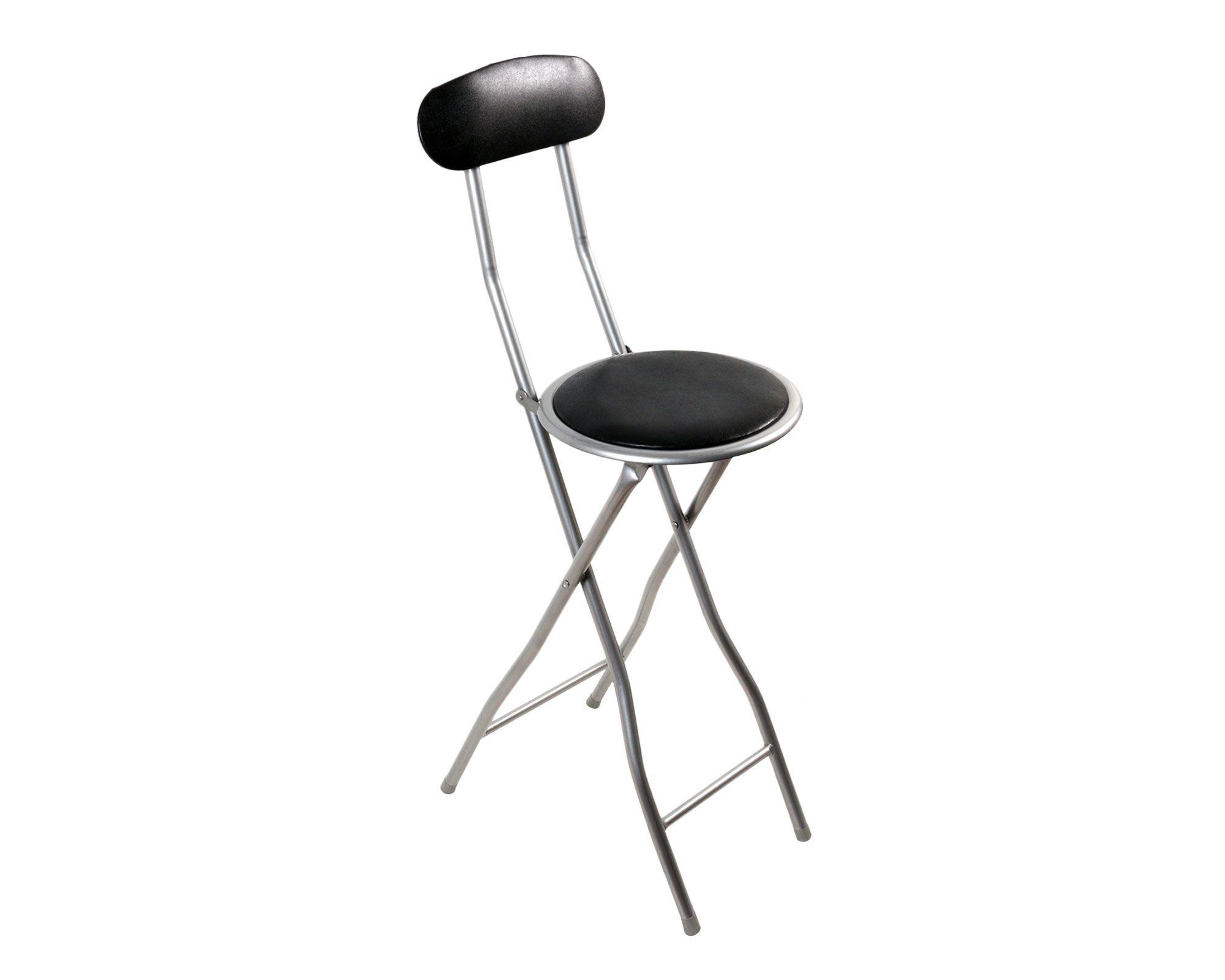 Silla bar plegable negro M+Design-1