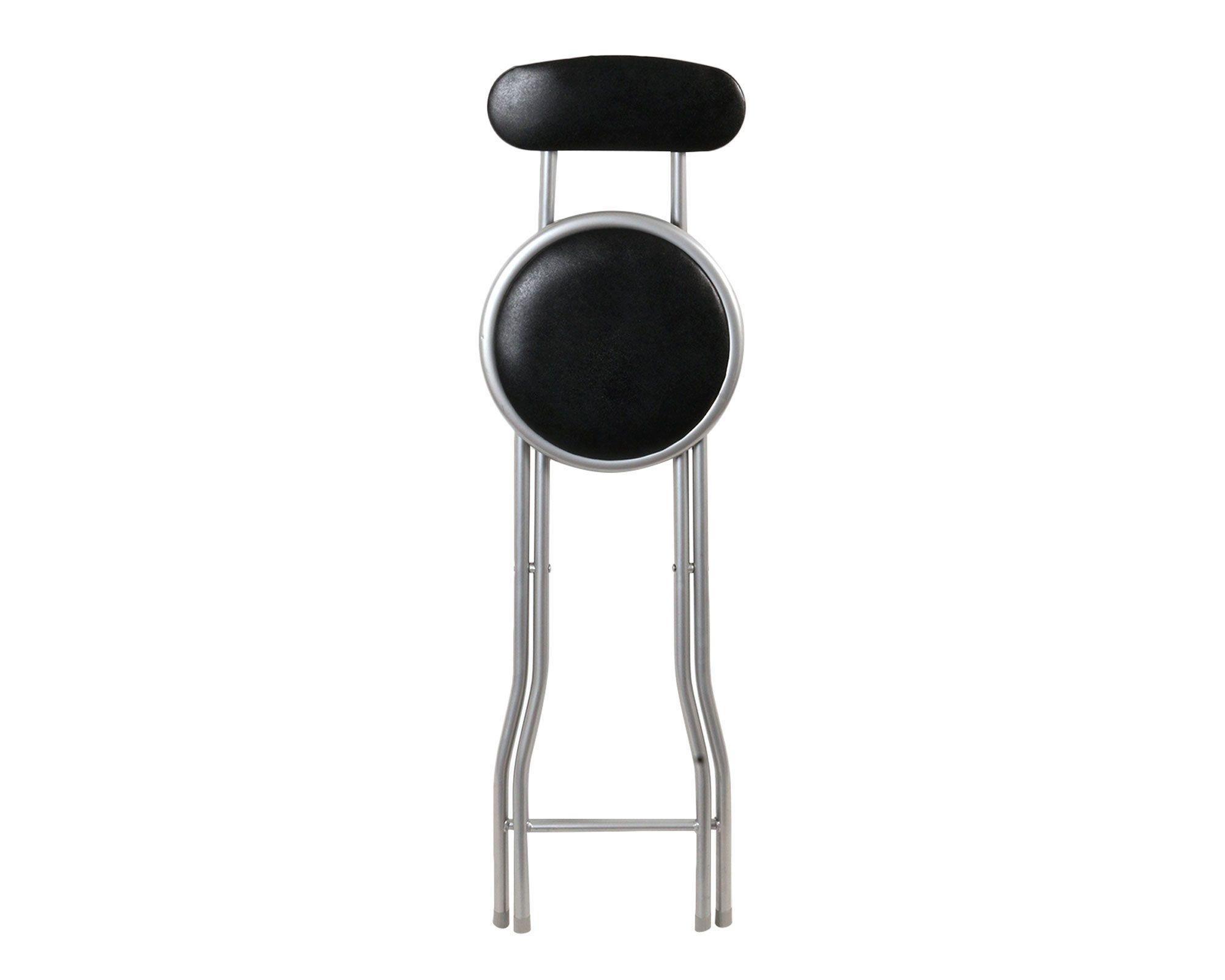 Silla bar plegable negro M+Design-2