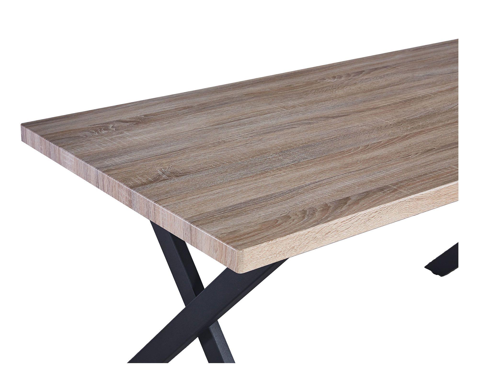 Comedor 6 sillas Tomasa natural/gris M+Design-3