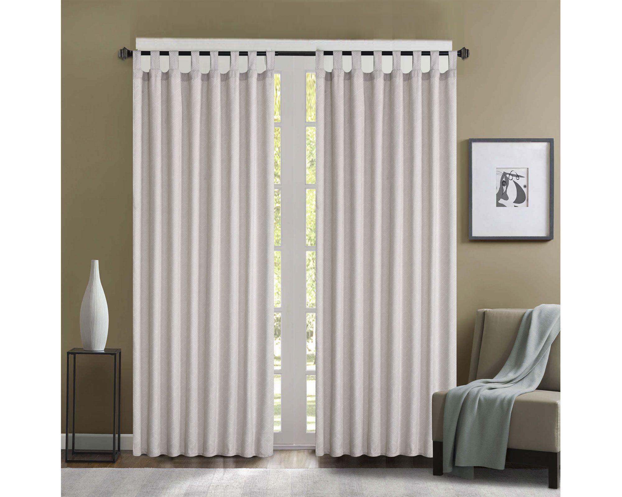 Cortina 140x230 cm beige Cotidiana.-2