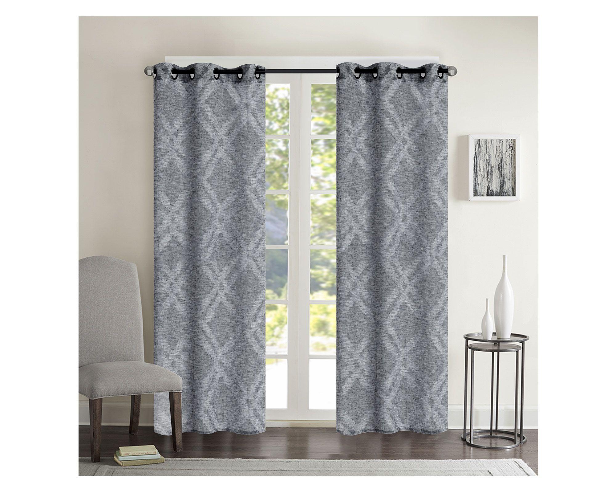 Cortina 140x230 cm Cruz 2 unidades Cotidiana-0