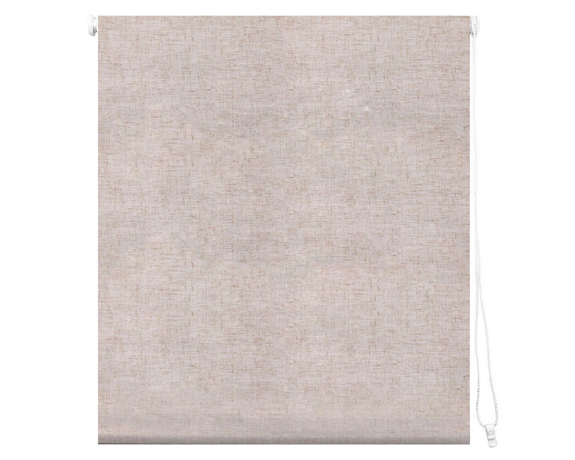Cortina roller blackout 80x165 cm textura crudo Cotidiana-0