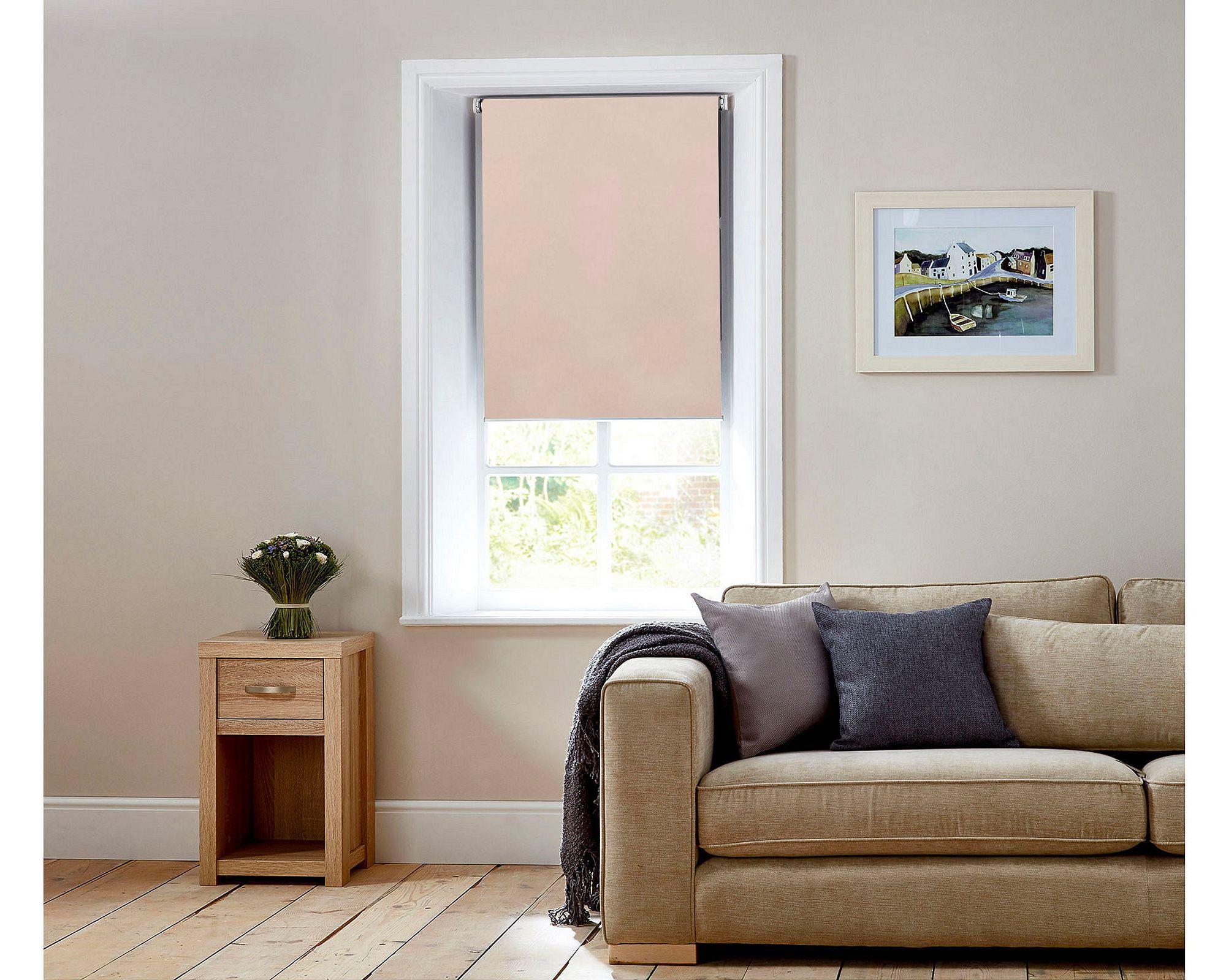 Cortina roller blackout 80x165 cm liso beige Cotidiana-5