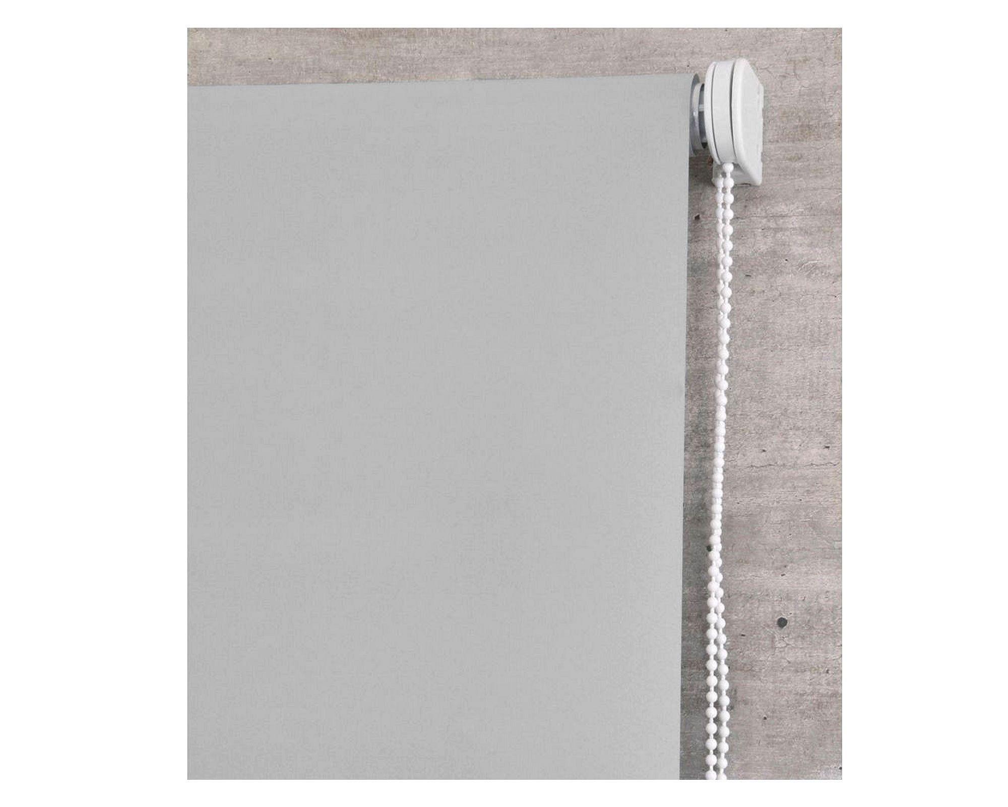 Cortina roller blackout 80x165 cm liso gris claro Cotidiana-3