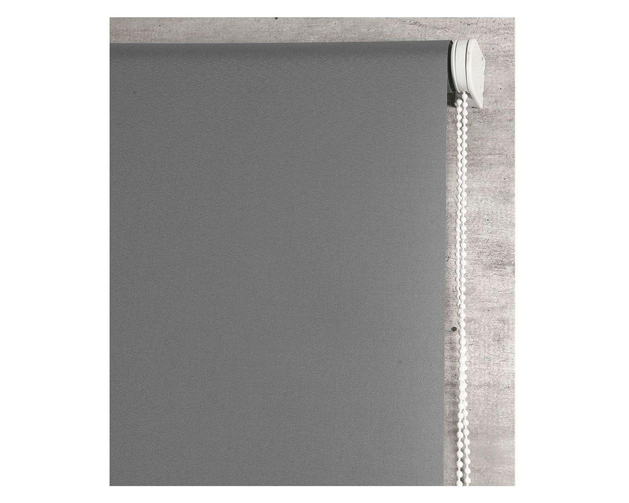 Cortina roller blackout 80x165 cm gris oscuro Cotidiana-3