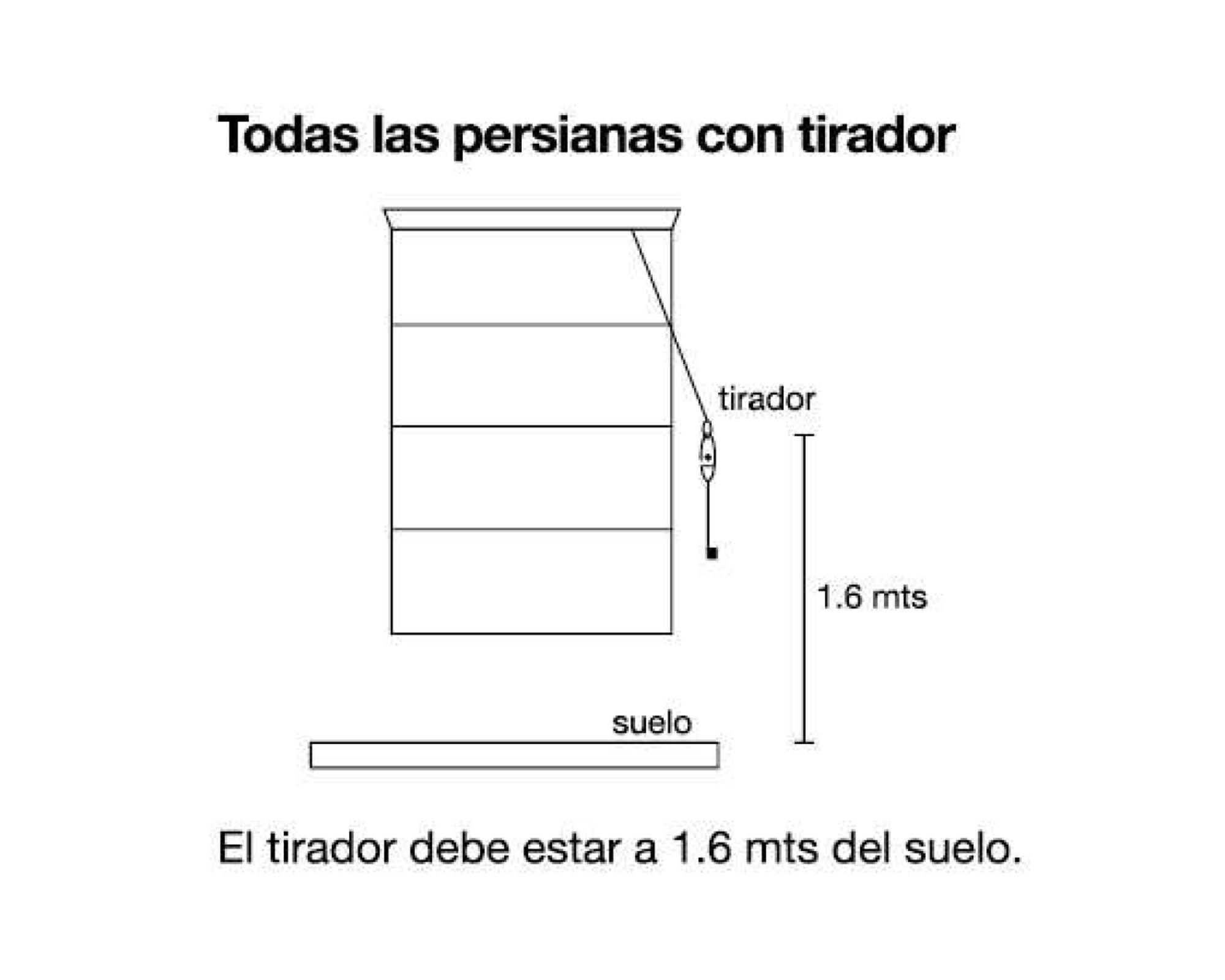 Cortina store 120x165 cm crudo Cotidiana-2