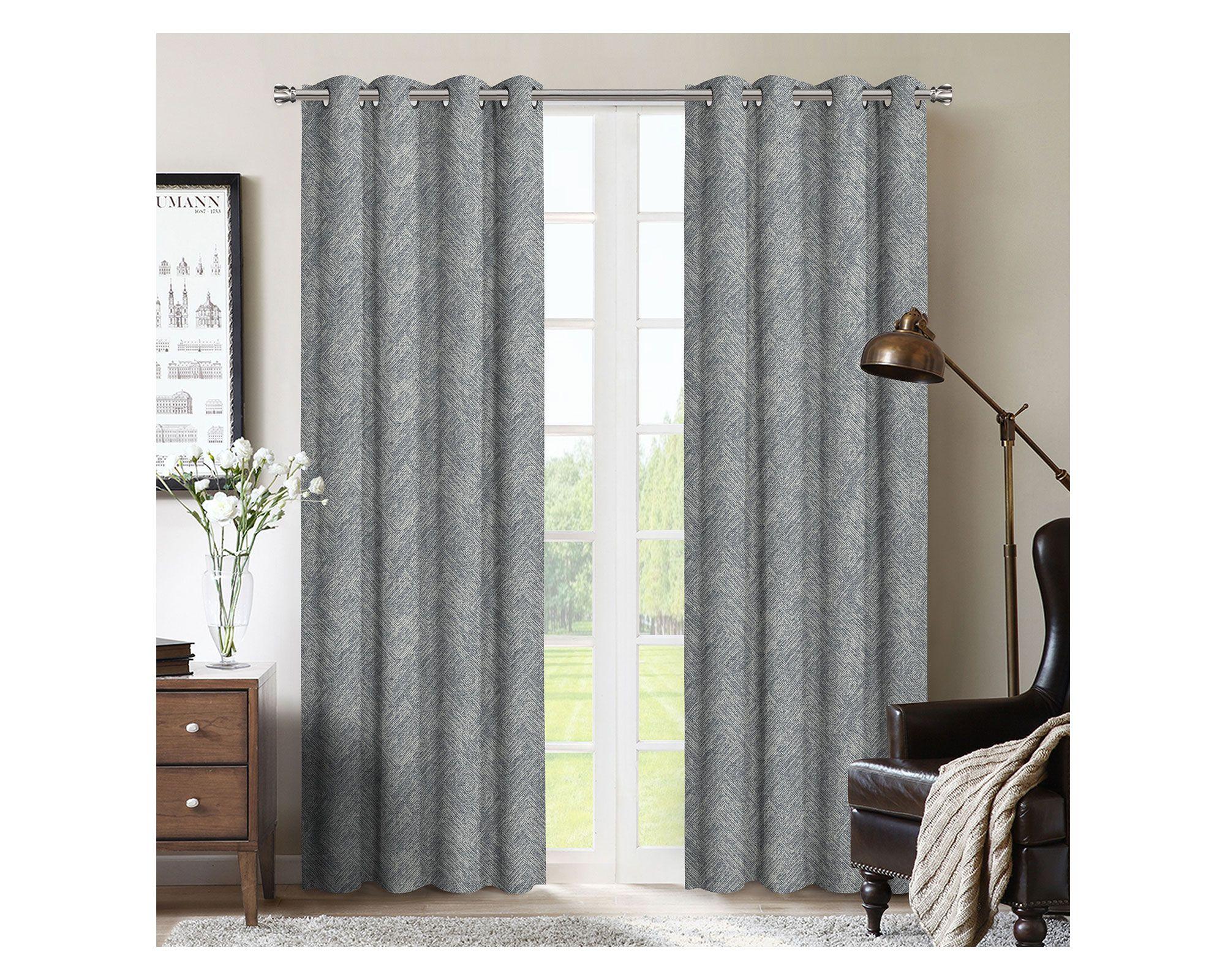 Cortina Sunout Mcallen 130x230 cm azul-0