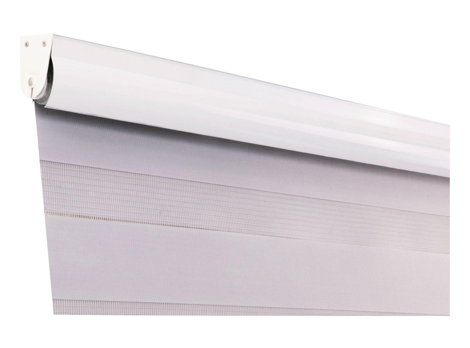 Cortina roller zebra 80x165 cm gris claro Cotidiana-2