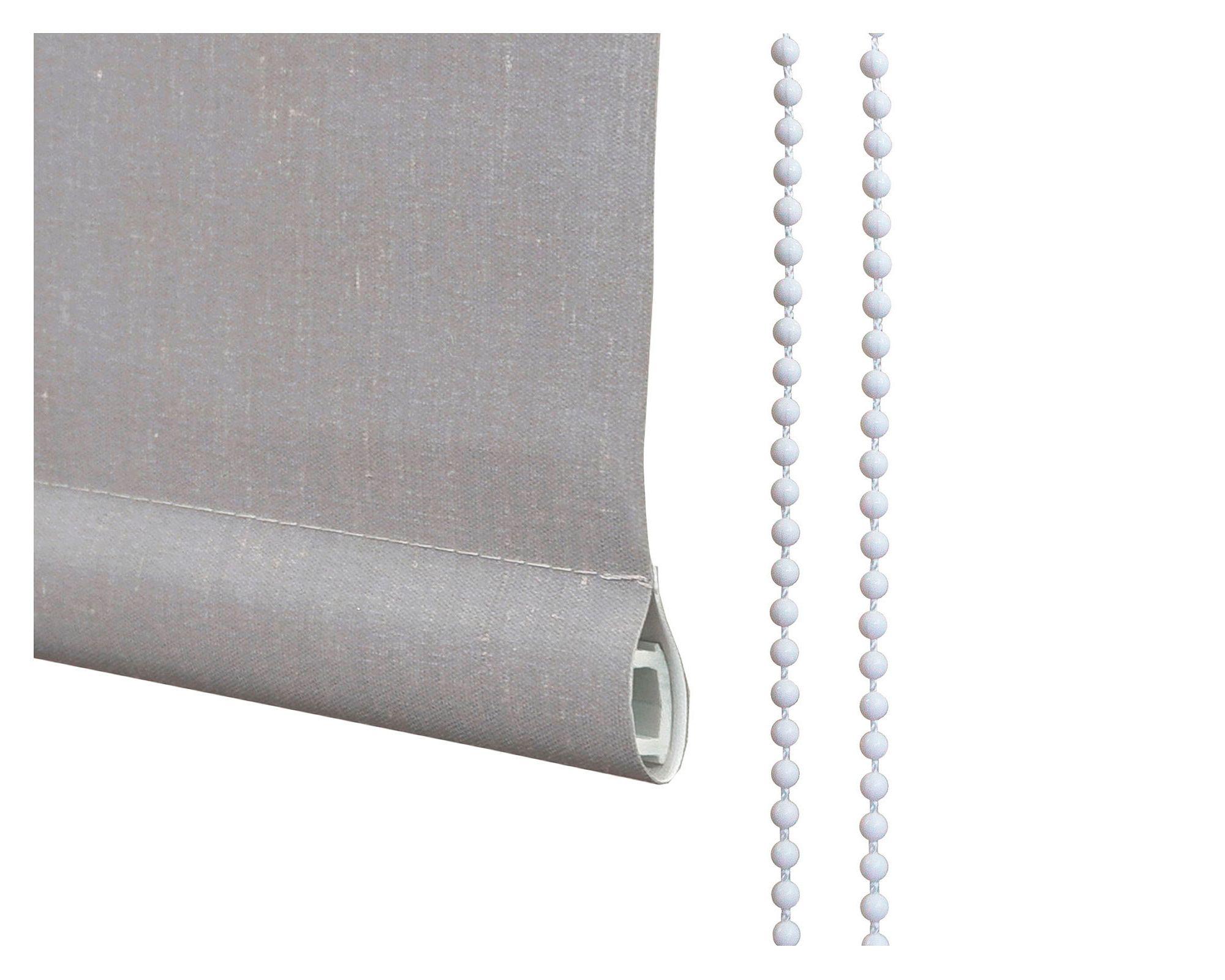 Cortina roller blackout 120x250 cm textura gris Cotidiana-3
