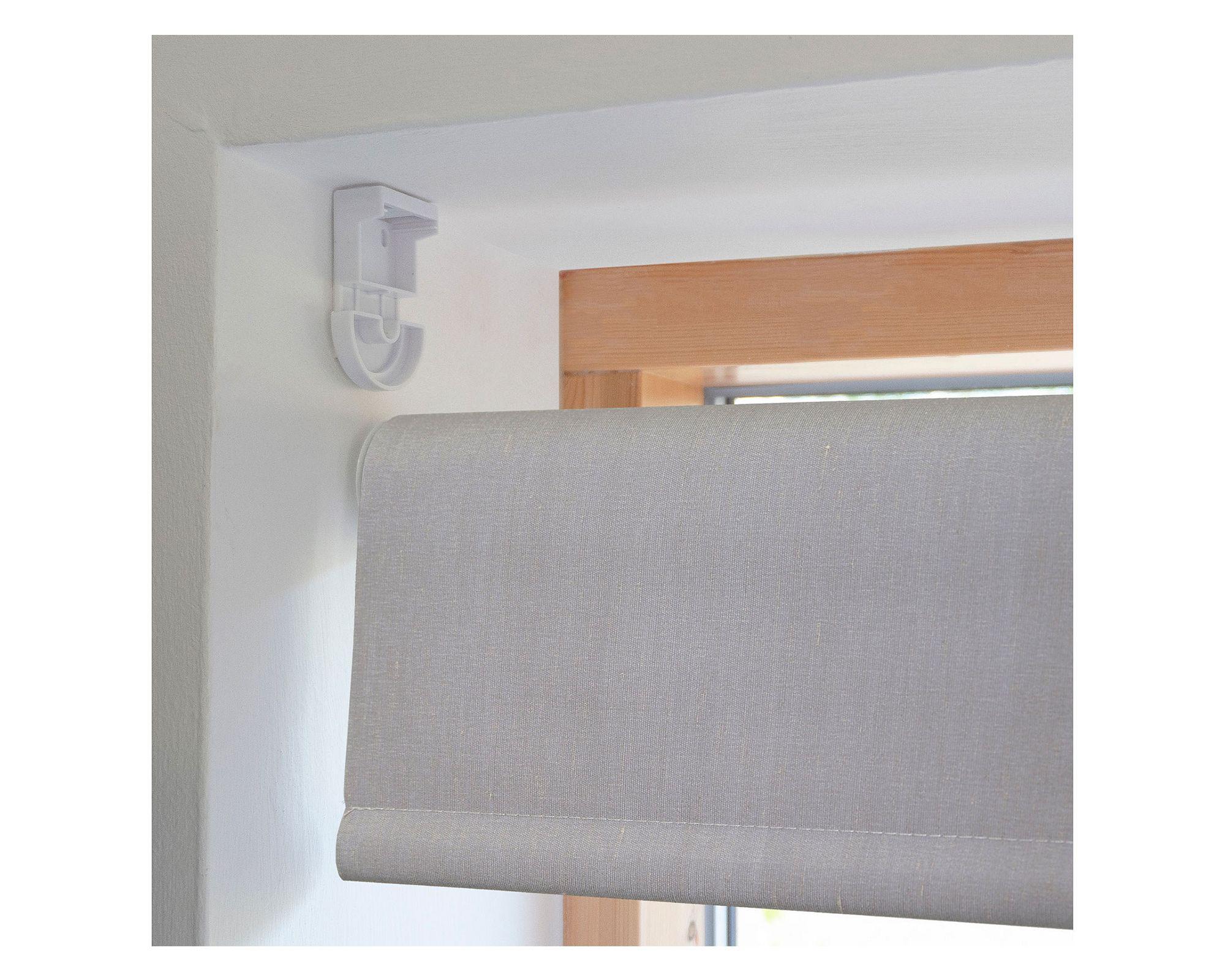 Cortina roller blackout 100x250 cm textura gris Cotidiana-4
