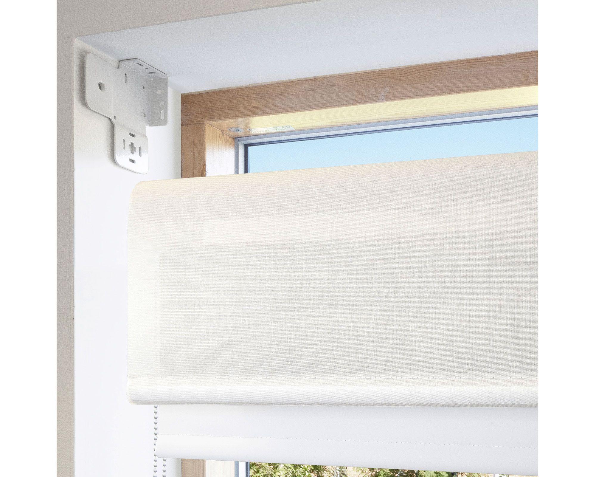 Cortina roller BlackOut 100x250 cm Doble liso blanco Cotidiana-4