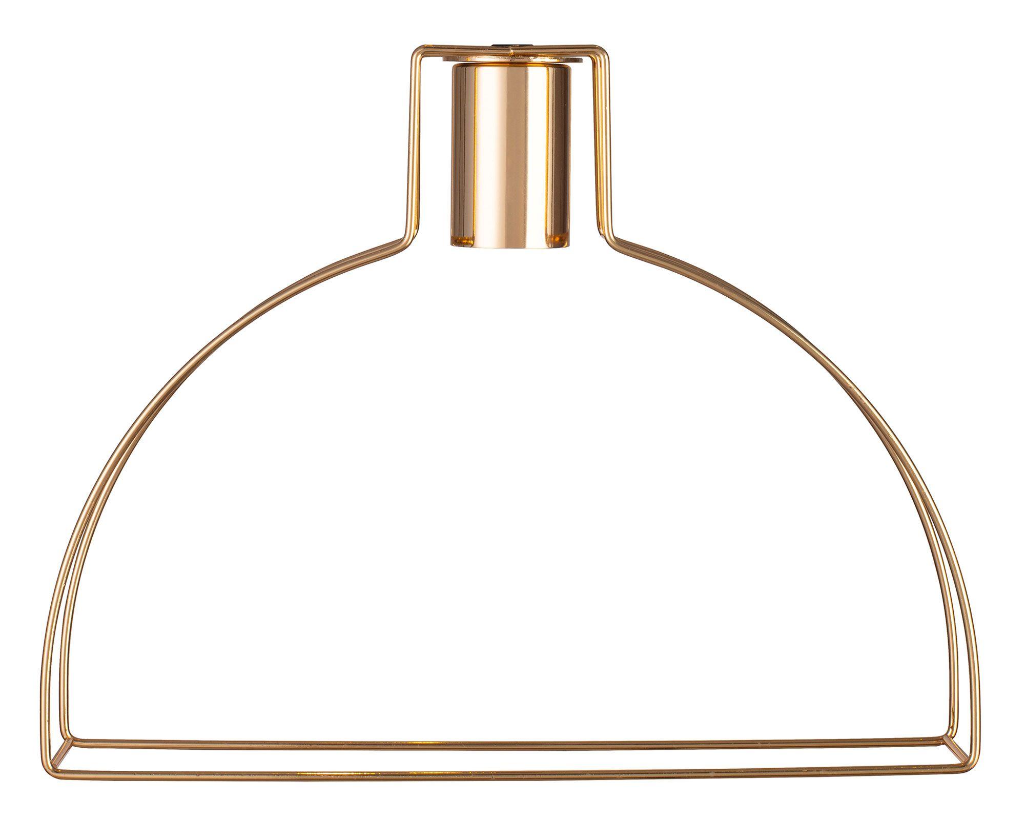 Lámpara colgar 1L E27 Edge dorado Abitare-4