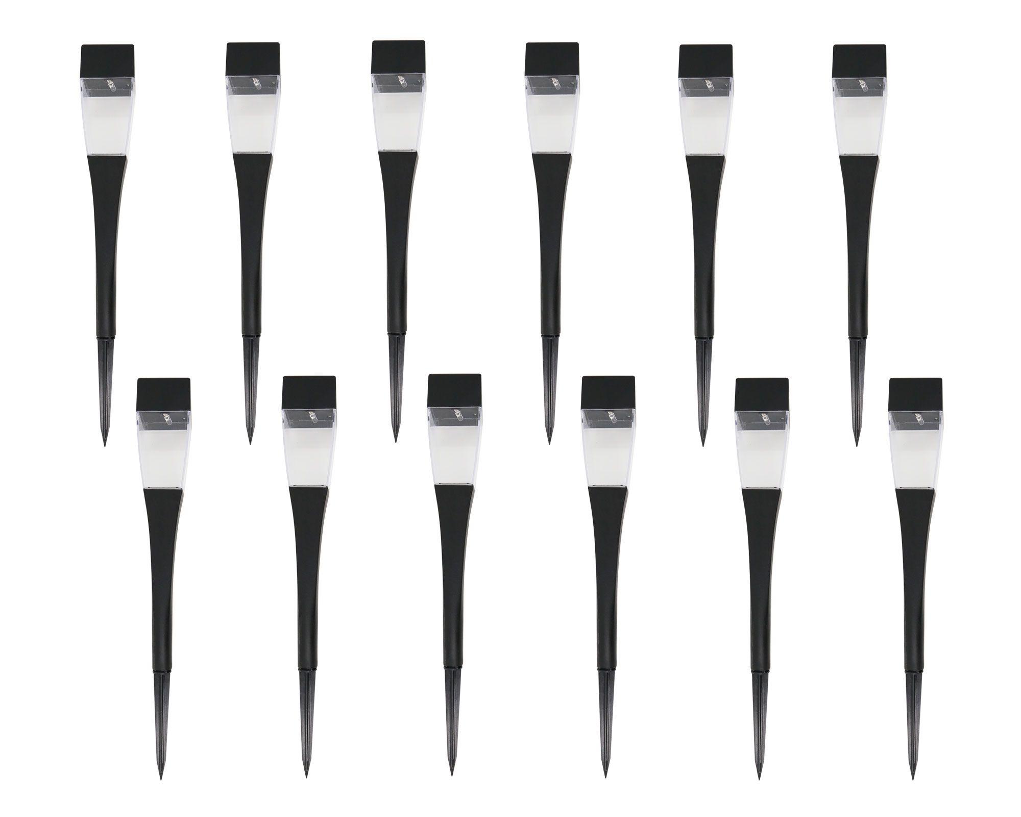 Estaca solar LED 38cm 12 unidades Abitare-0