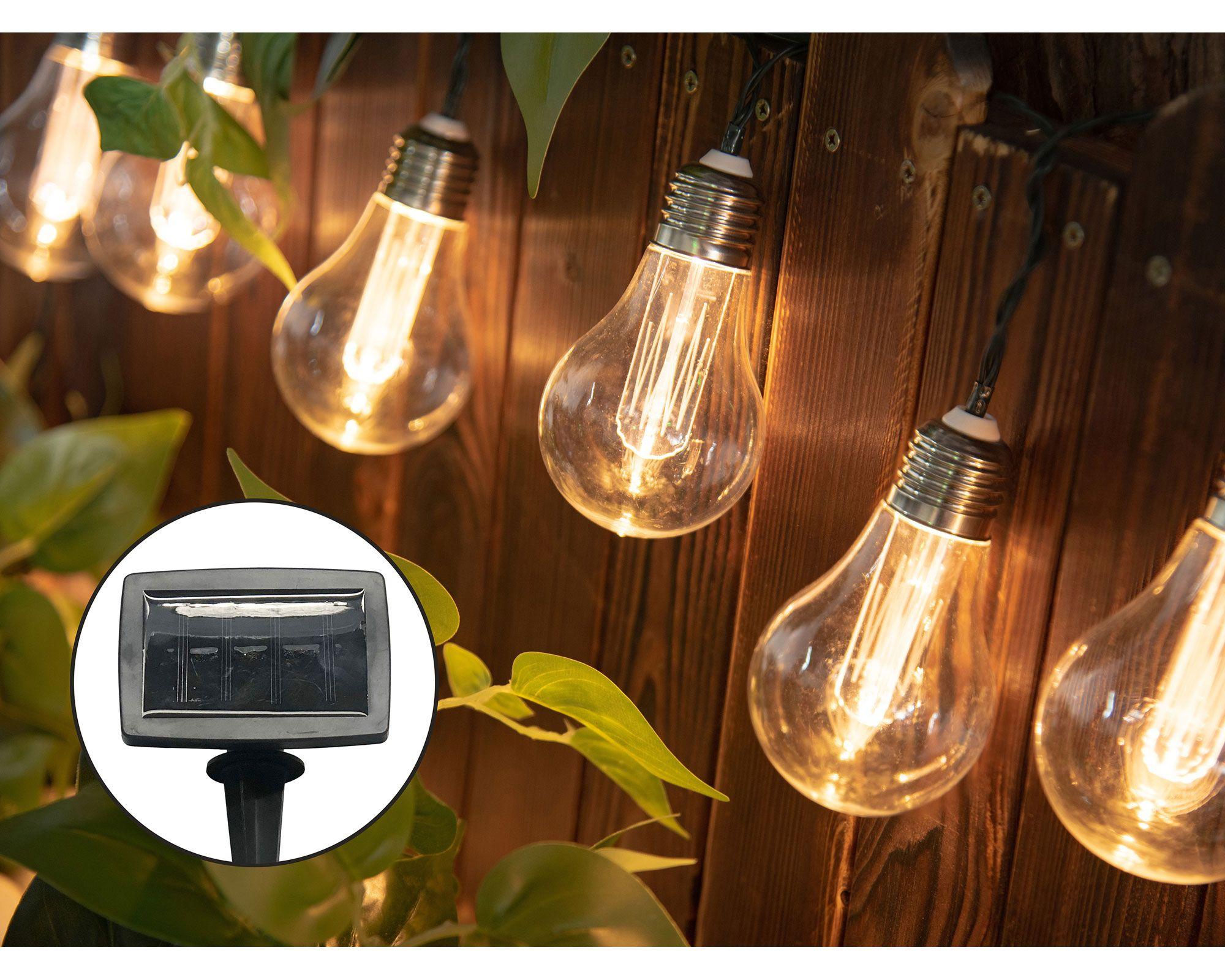 Guirnalda LED solar 10L Abitare-6
