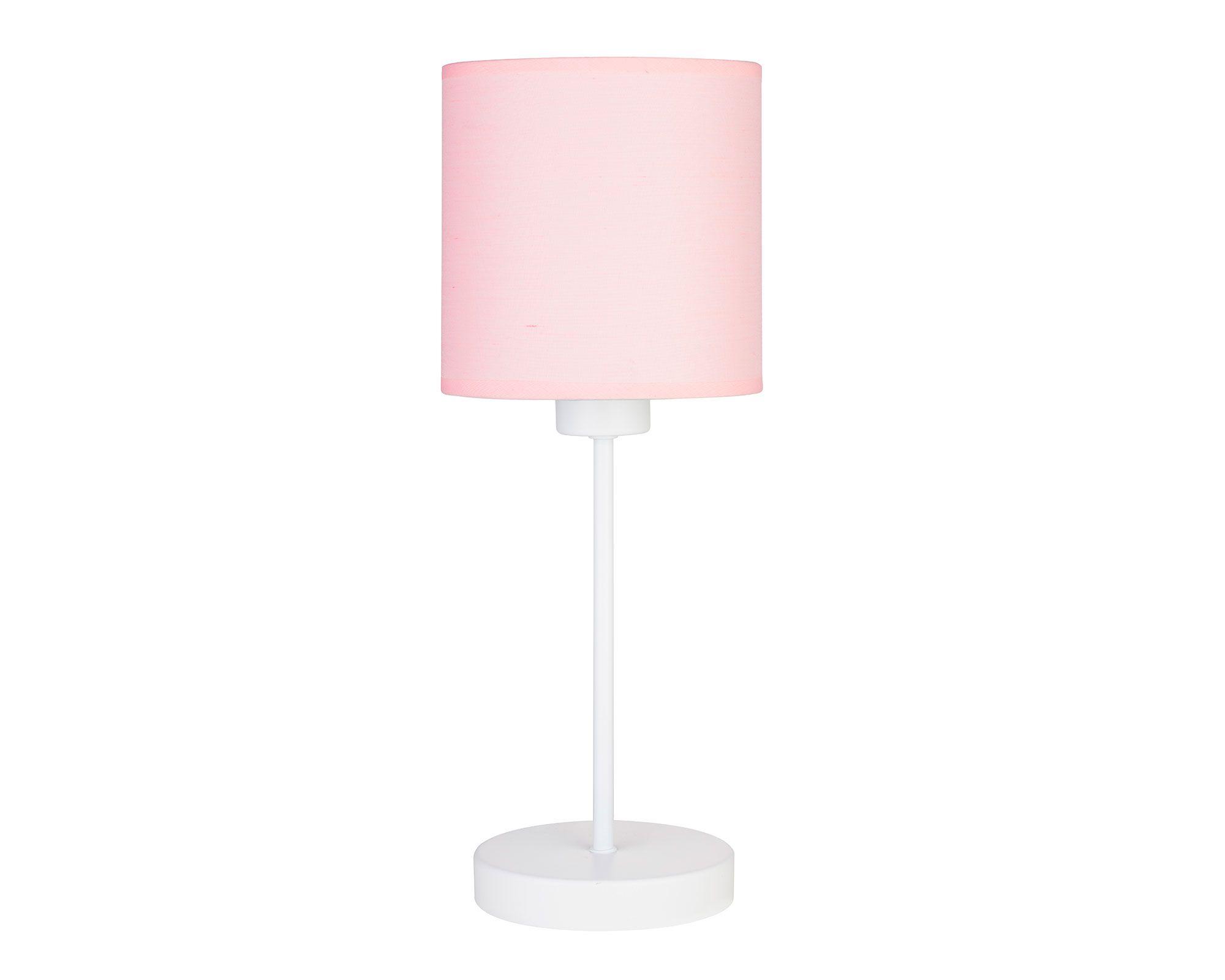 Lámpara sobremesa 1L E27 rosado Abitare-0