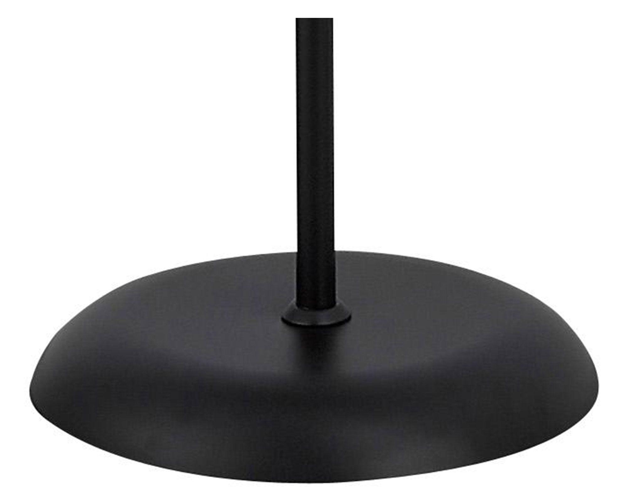 Lámpara pie 1L E27 negro Abitare-2