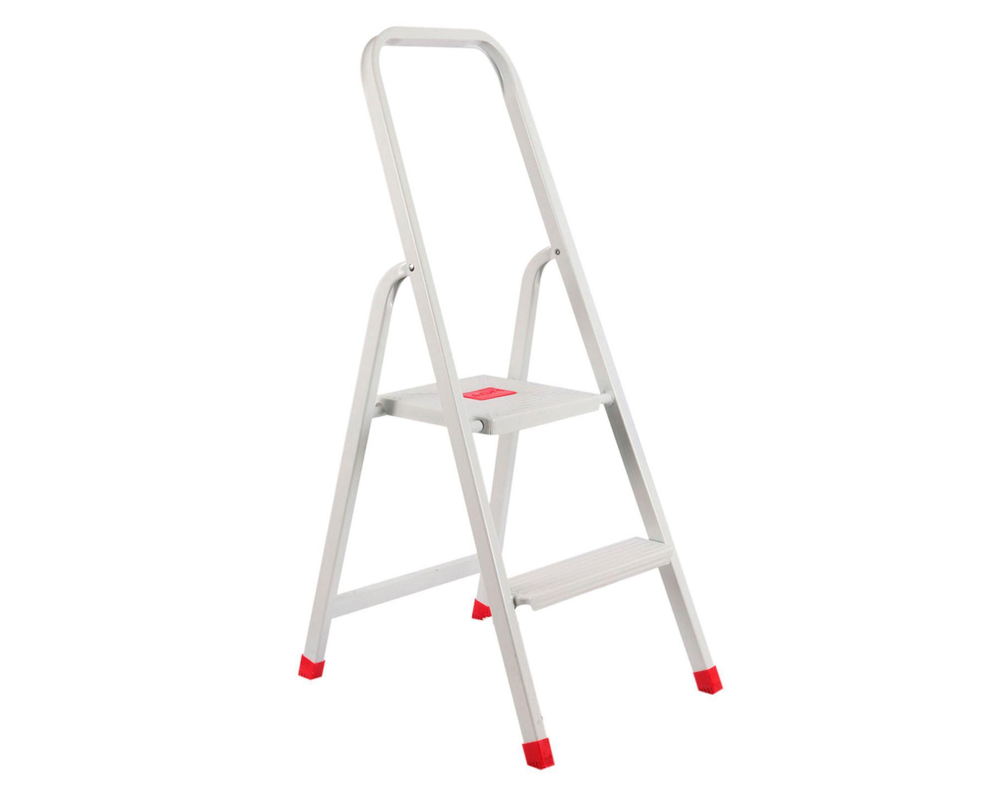 Escalera alto 97 cm 2 peldaños blanco AGM-4