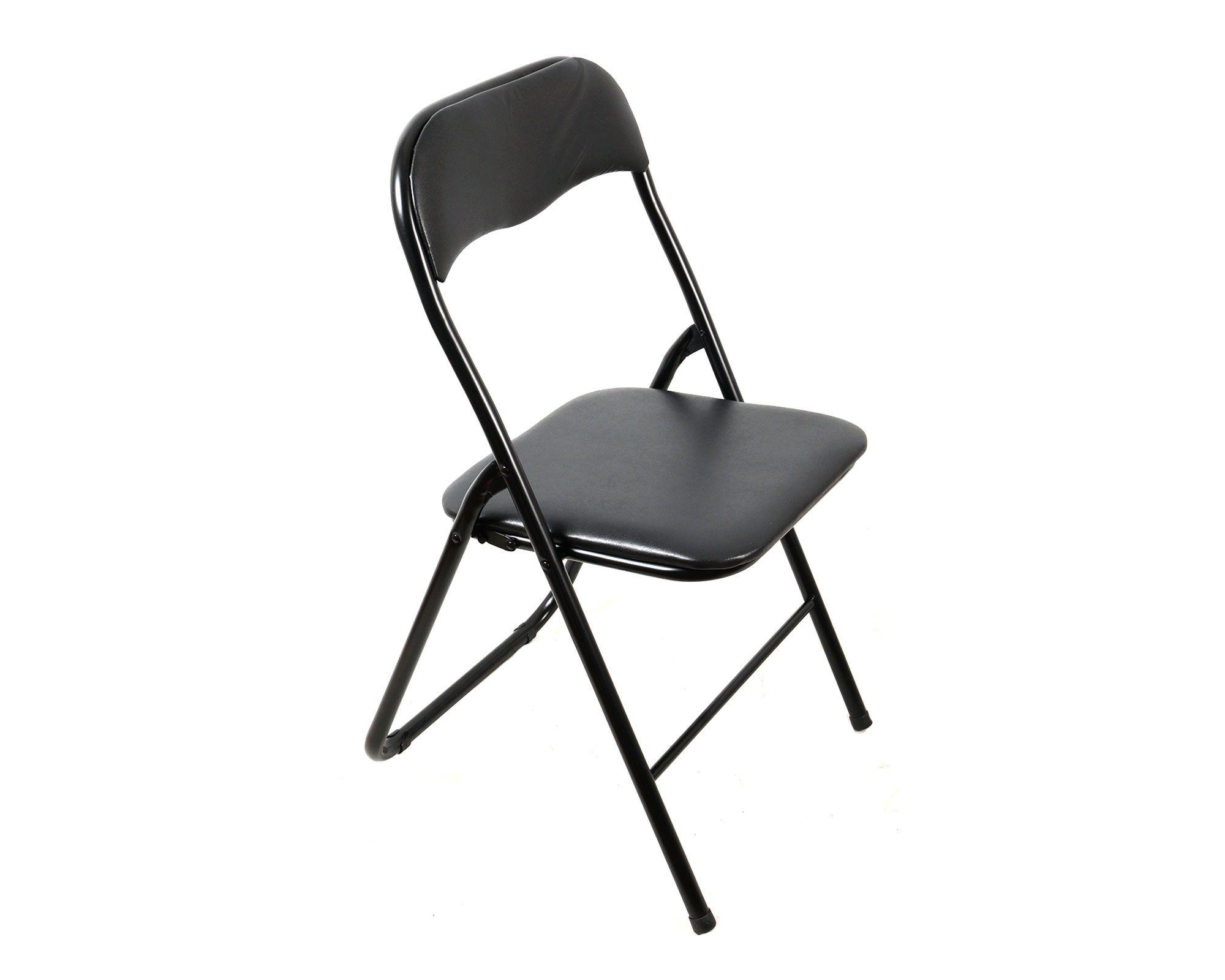 Silla plegable negro M+Design-1