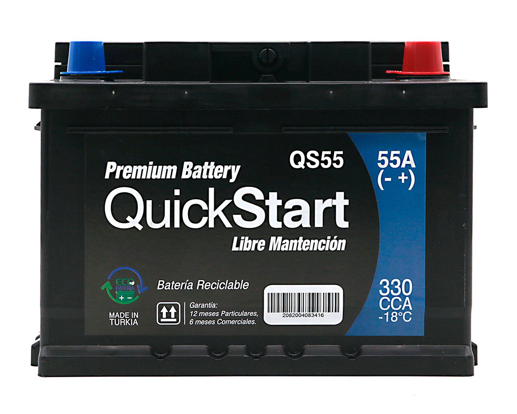 Batería 55AH 330CCA derecho QS55 Quick Start-0