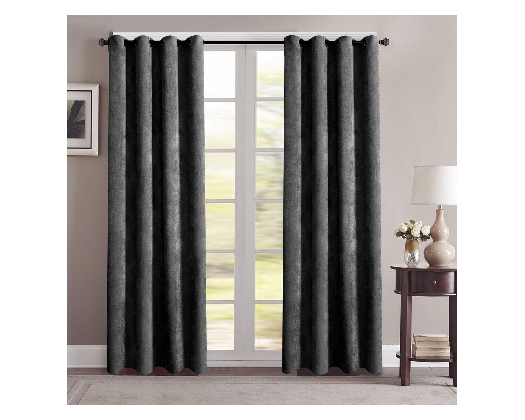 Cortina sunout 140x230 cm Lisa 2 gris Cotidiana-0