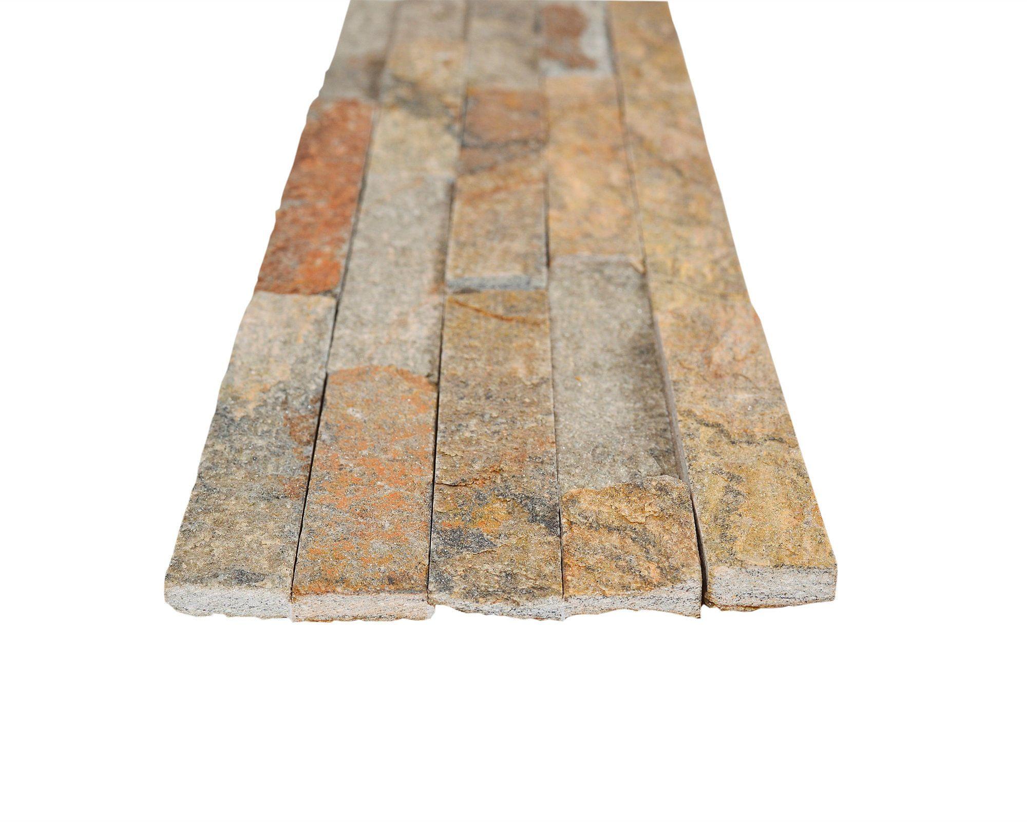 Fachaleta muro 15x60 cm piedra sahara 0,72 m2 Petratec-2