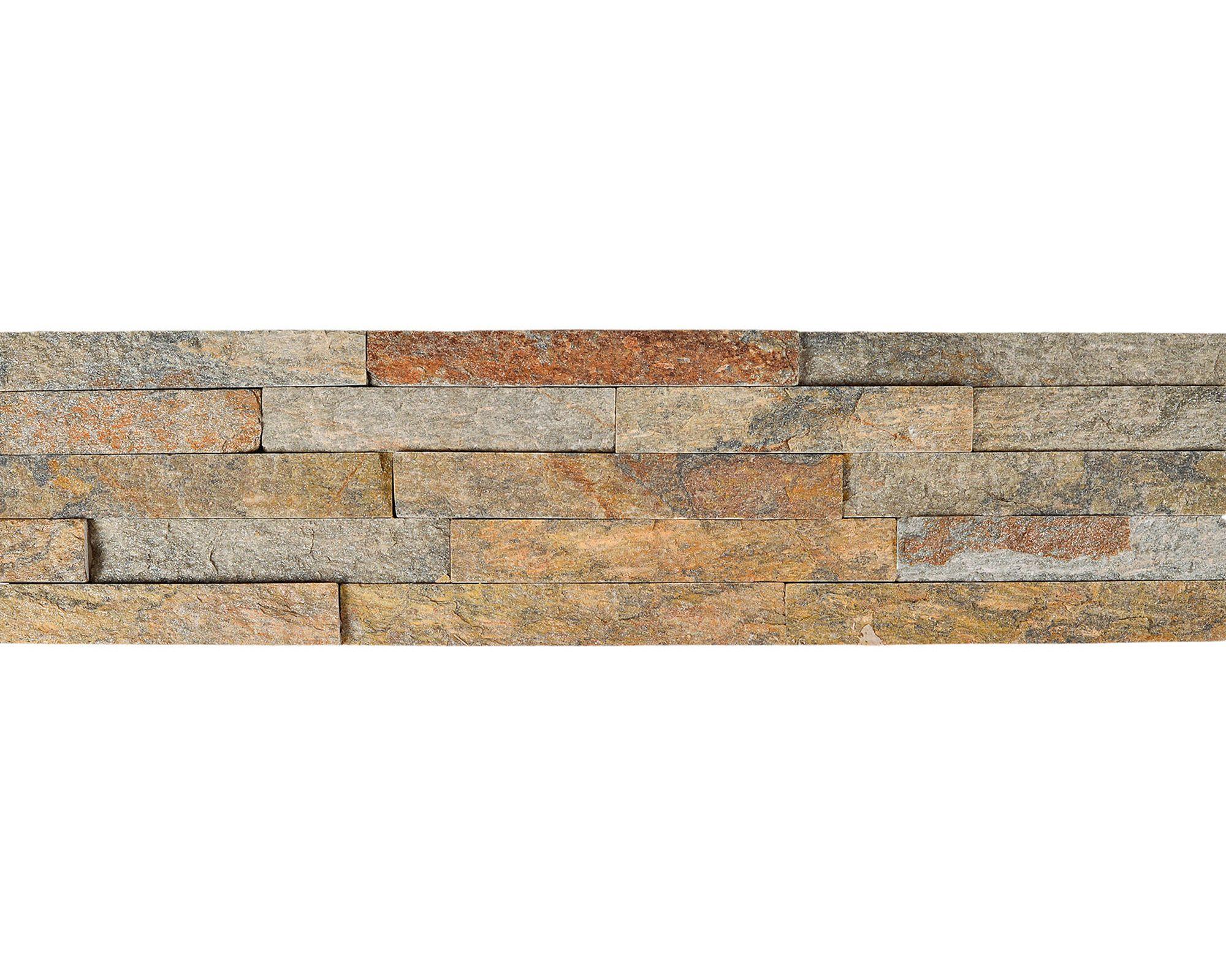 Fachaleta muro 15x60 cm piedra sahara 0,72 m2 Petratec-0