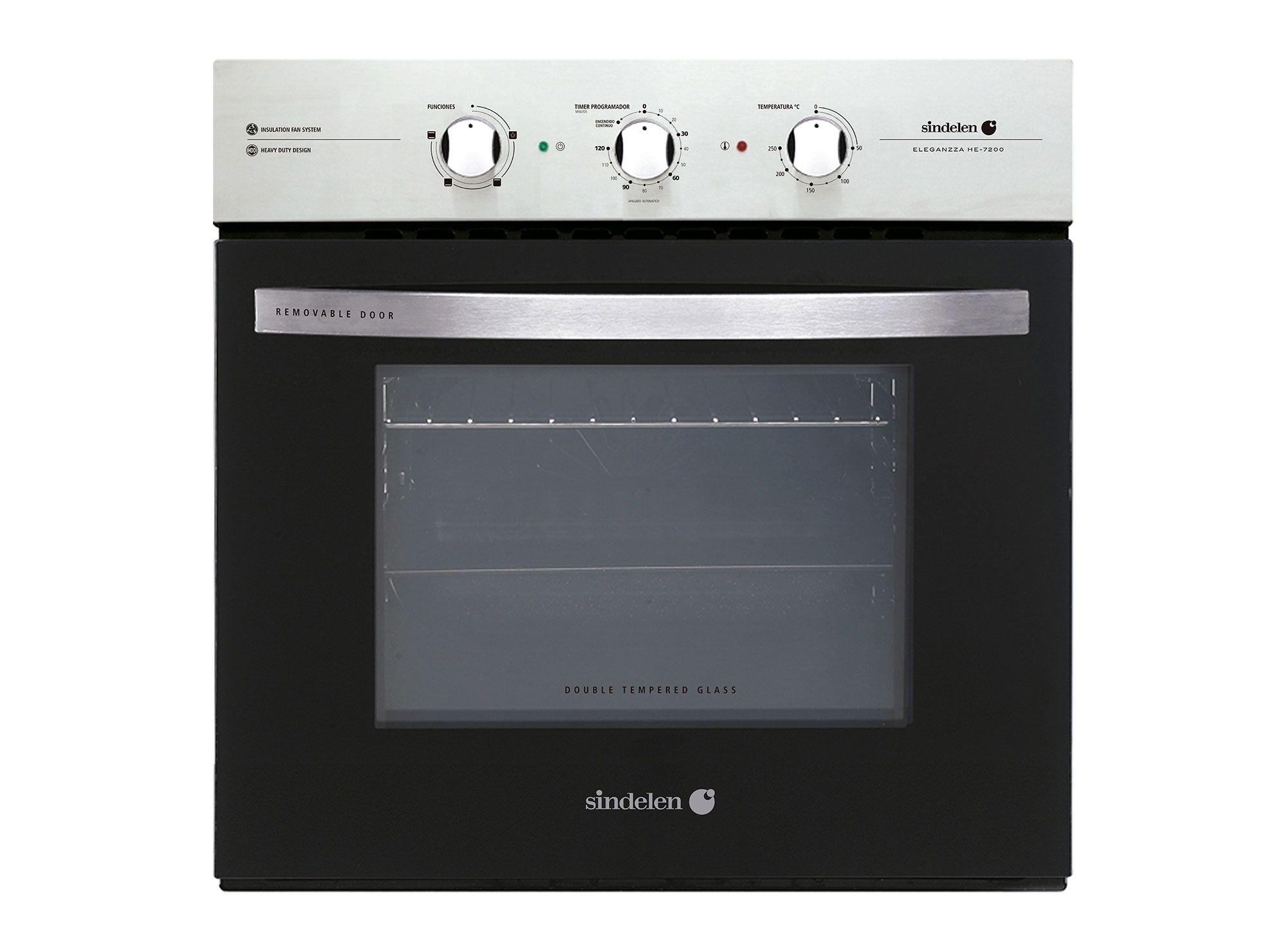 Horno empotrado 57 litros HE-7200 inox Sindelen-0