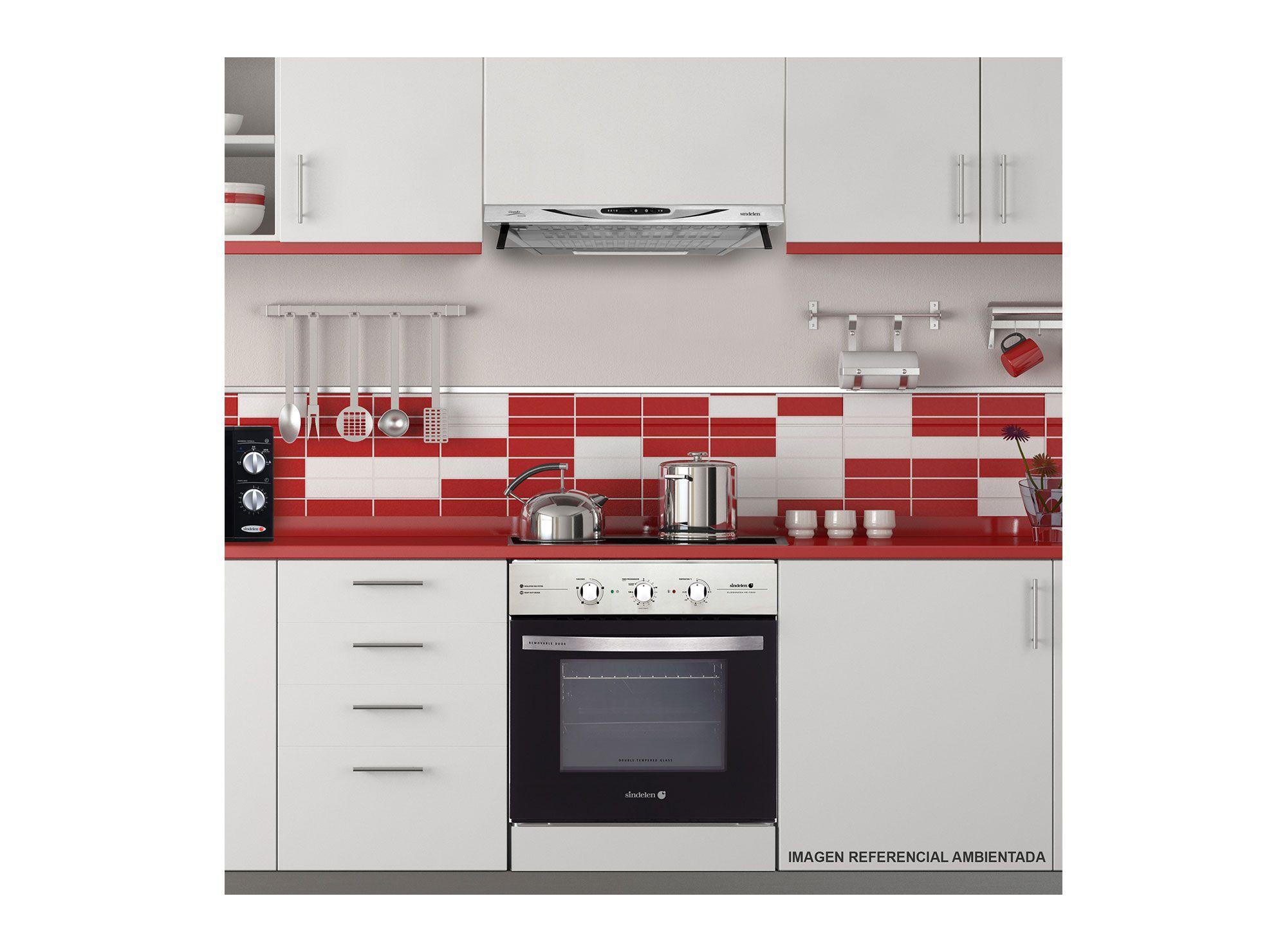 Horno empotrado 57 litros HE-7200 inox Sindelen-2