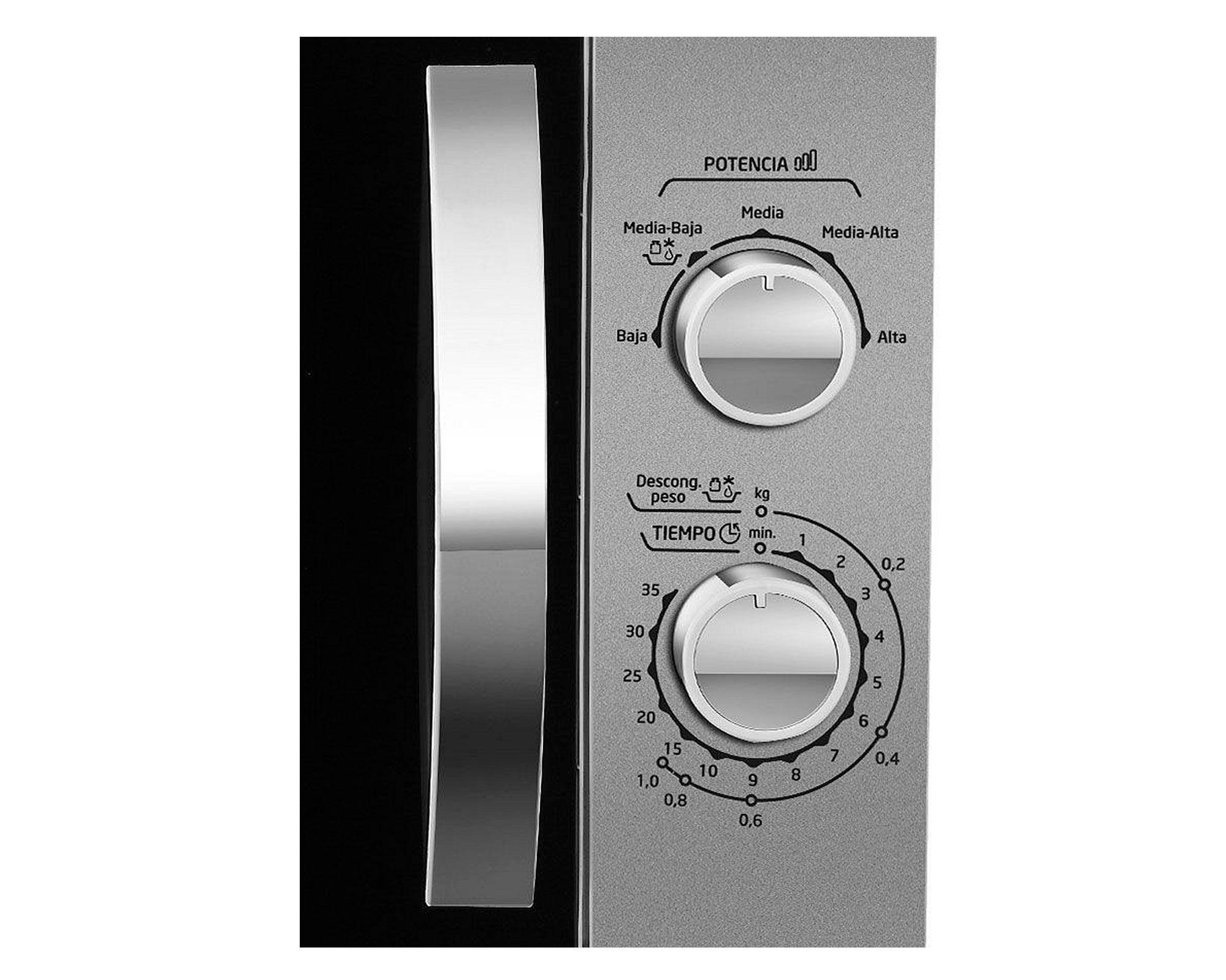 Microondas 20 litros MMP-20NCJ9 gris Midea-1