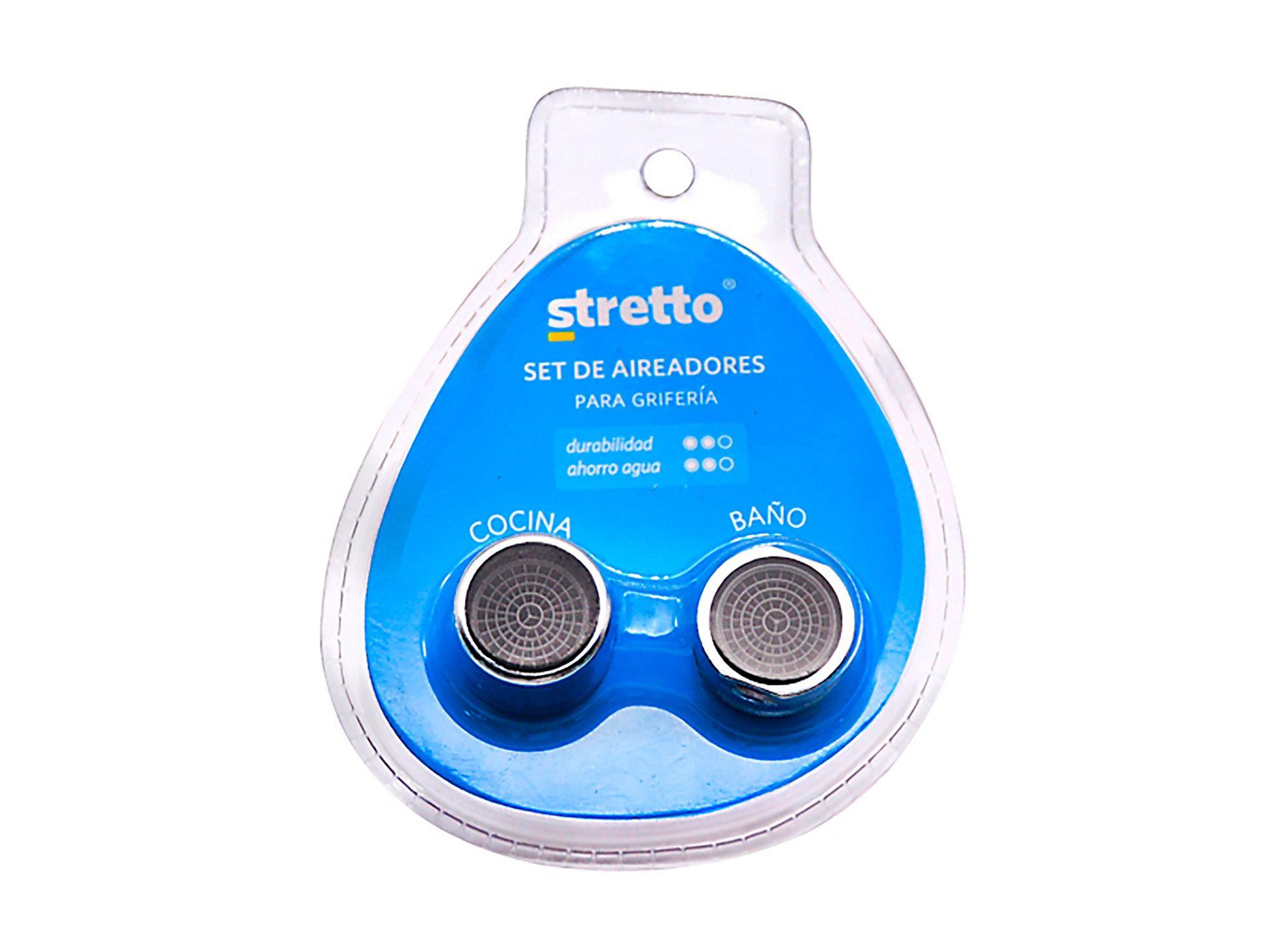 Aireador baño + aireador cocina cromo Stretto-2