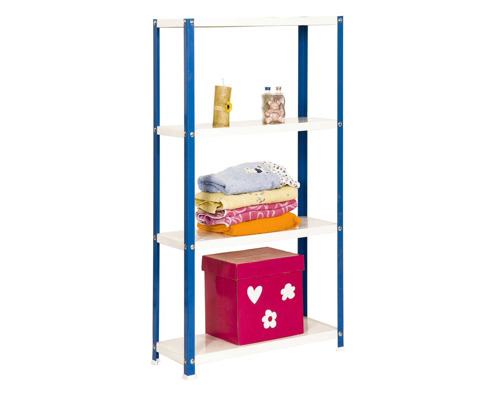 Repisa 4 niveles blanco/azul Simonrack-1