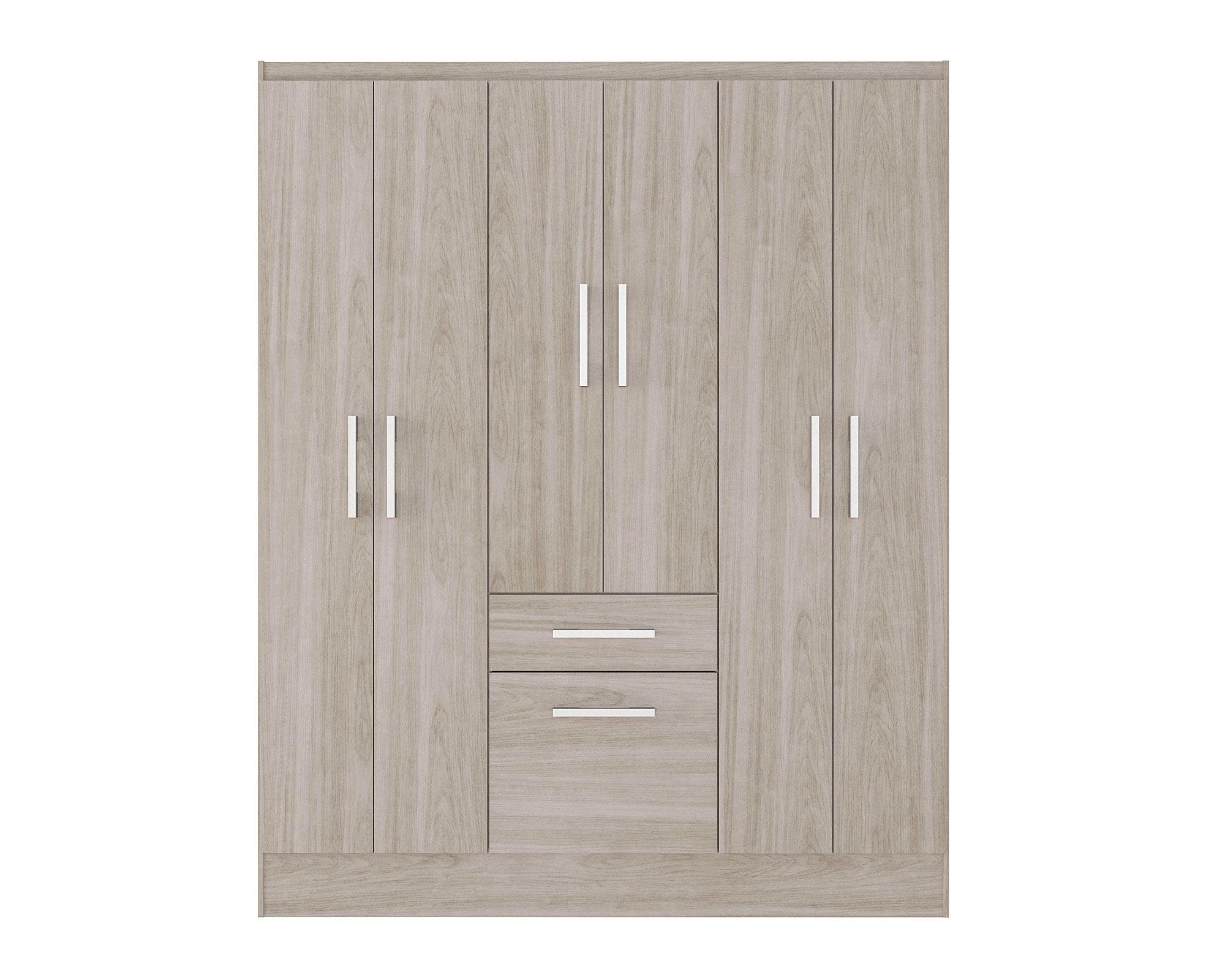 Clóset 6 puertas 1 cajón 1 zapatero Cream M+Design-0