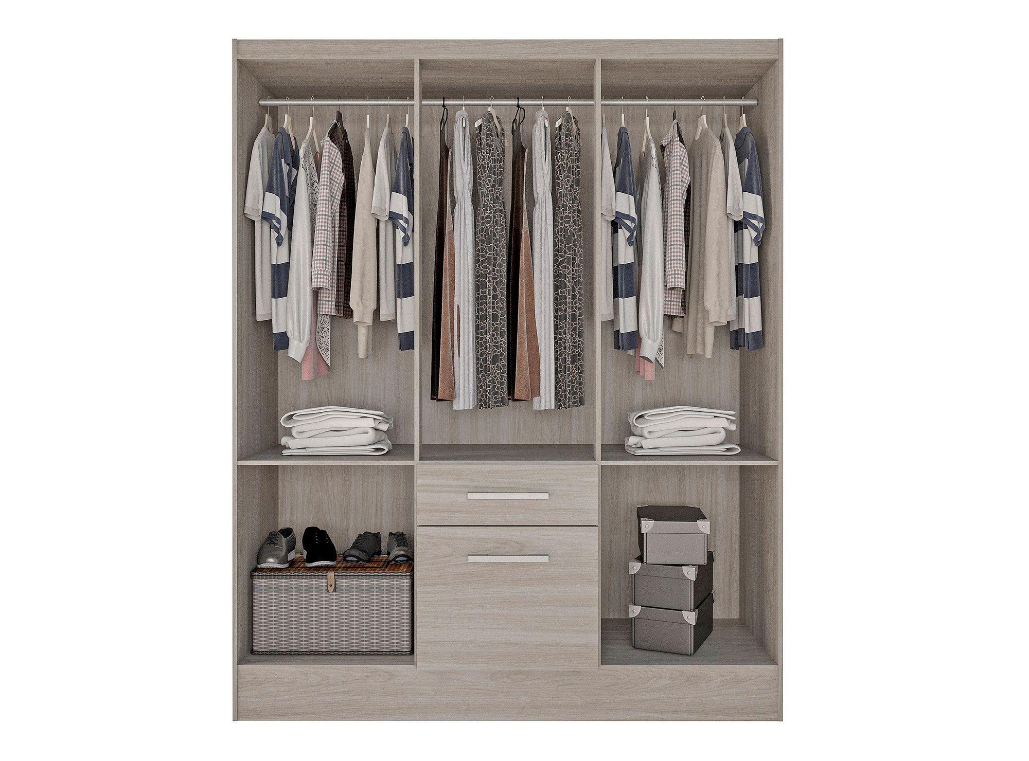 Clóset 6 puertas 1 cajón 1 zapatero Cream M+Design-2