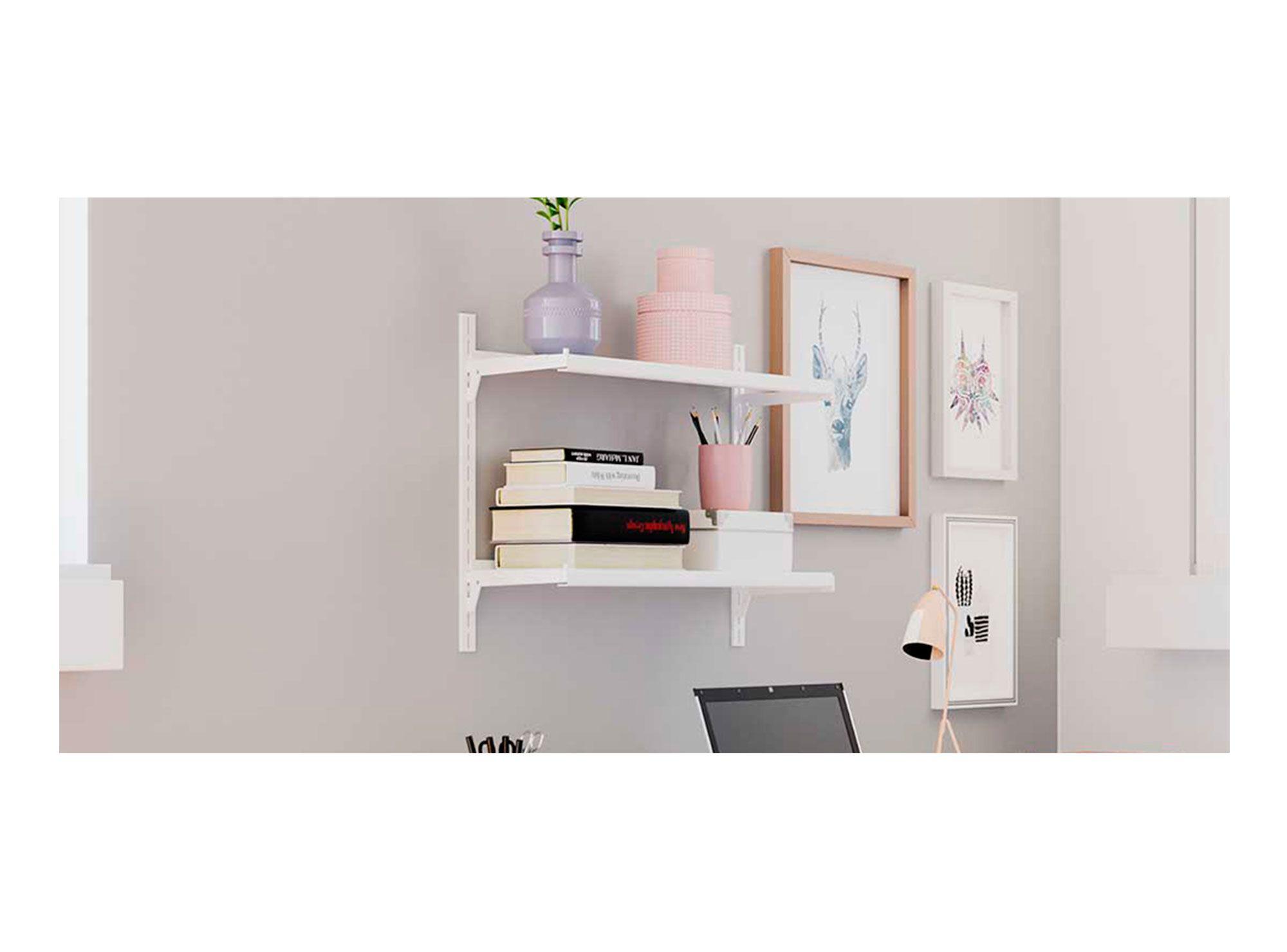 Repisa graduable simple GS blanca Ducasse-2