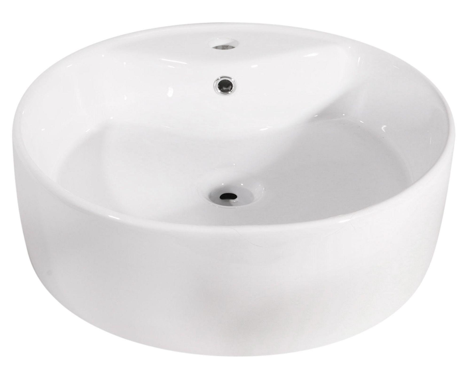 Lavamanos sobreponer 46,5 cm blanco Vessanti-4