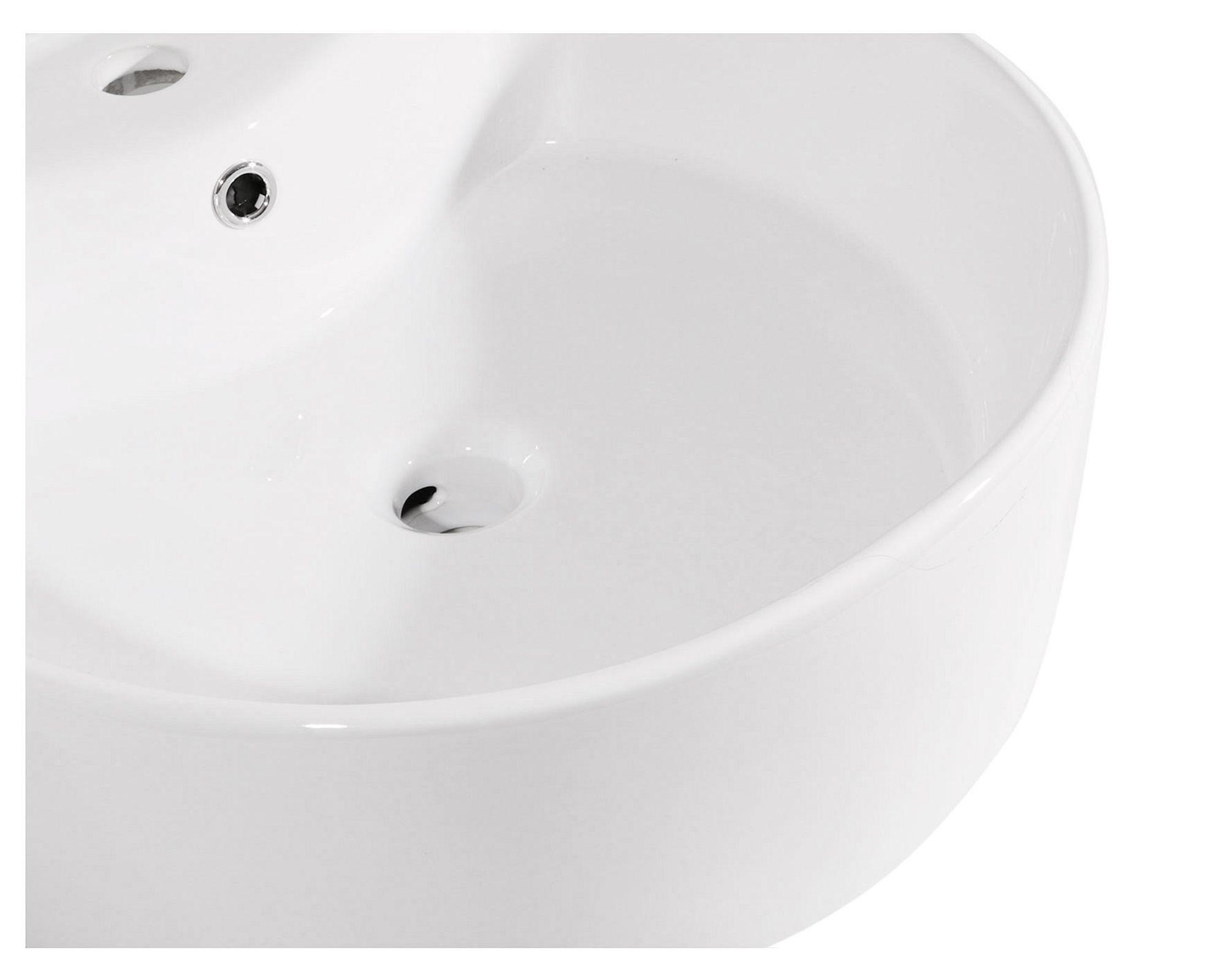 Lavamanos sobreponer 46,5 cm blanco Vessanti-2