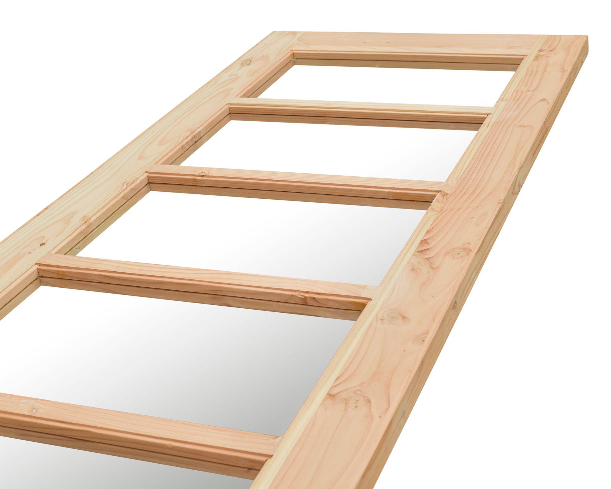 Puerta Pino Oregón Mirador Vidrio 85x200 cm AFN-3