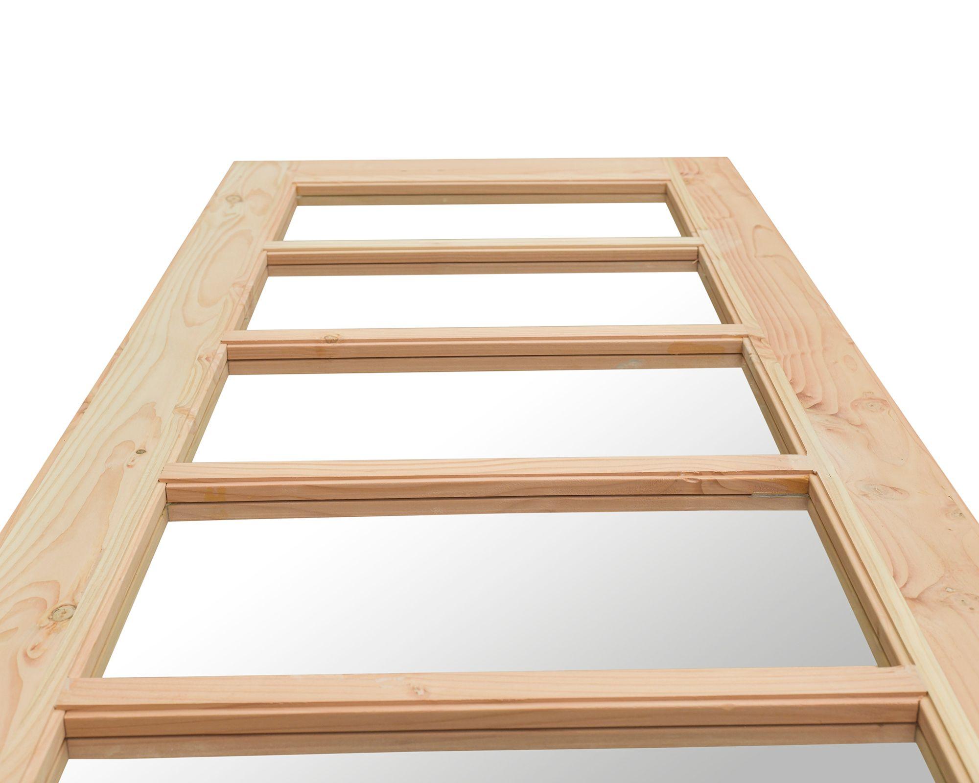 Puerta Pino Oregón Mirador Vidrio 85x200 cm AFN-2